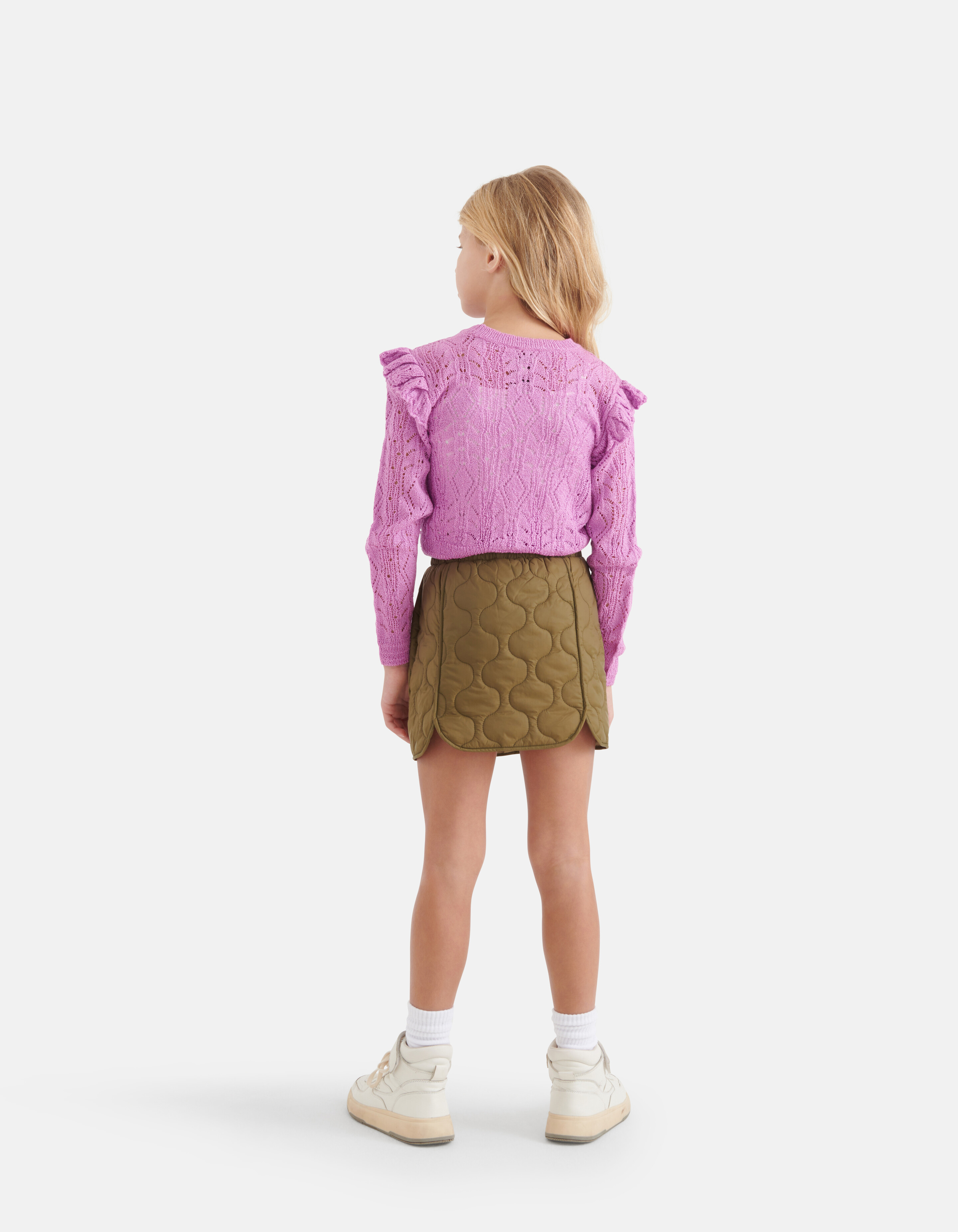 Ajour Top Hellviolett SHOEBY GIRLS