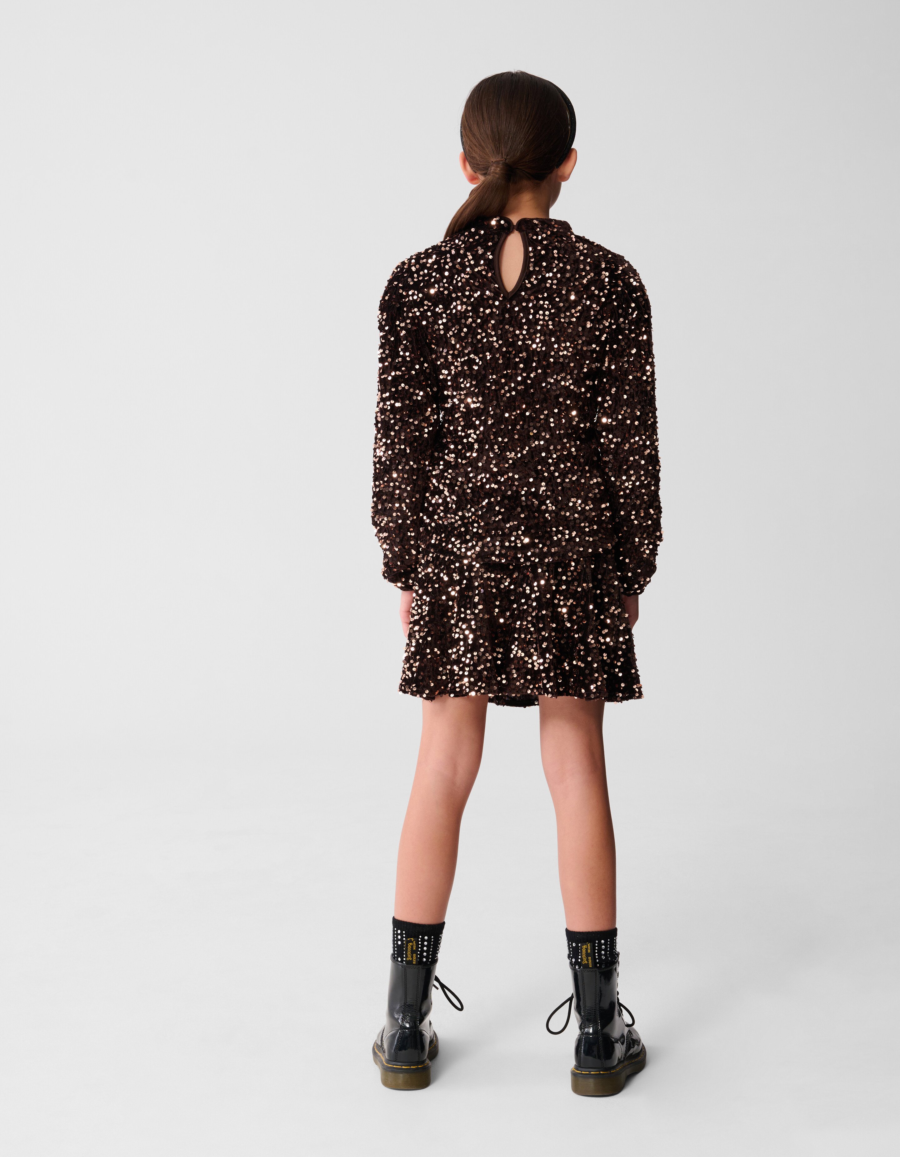 Paillettenoberteil Bruin SHOEBY GIRLS