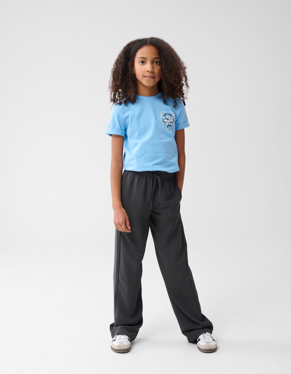 Kunstwerk T-shirt Blau SHOEBY GIRLS