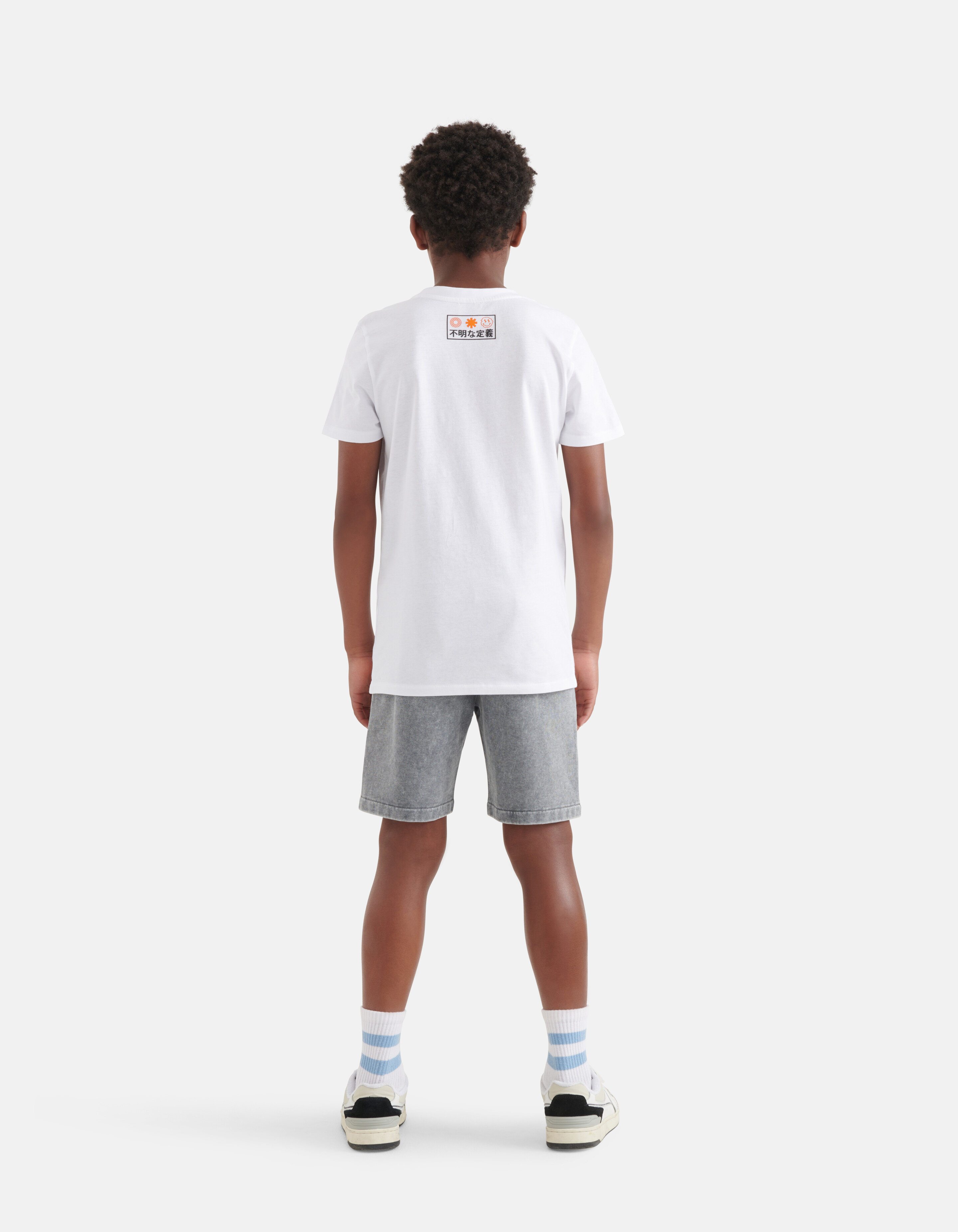 Grafik-T-Shirt Weiß SHOEBY BOYS