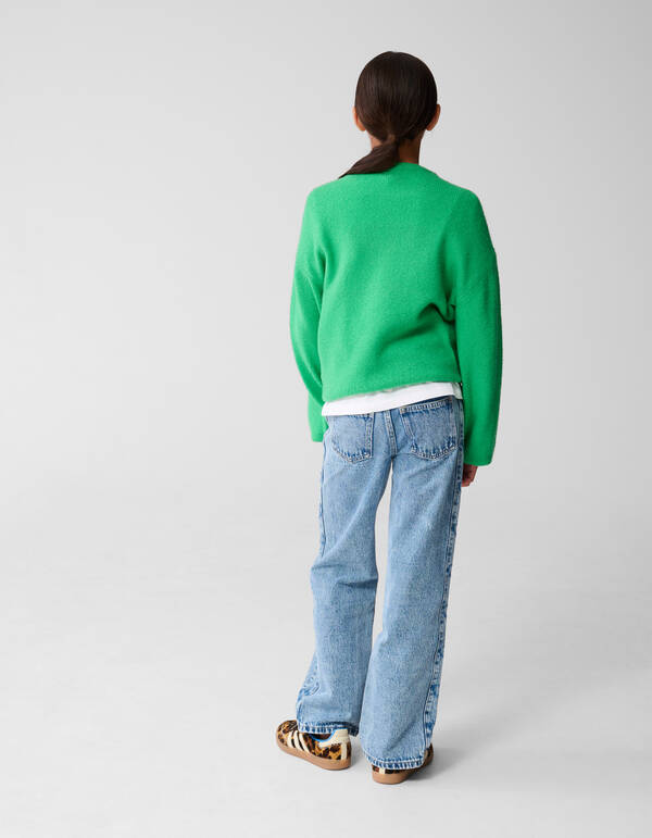 Pura Vida Artwork Pullover Gr&uuml;n SHOEBY GIRLS