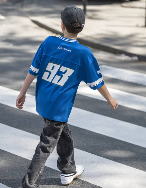 Übergrößen Sportliches T-Shirt Blau SHOEBY BOYS