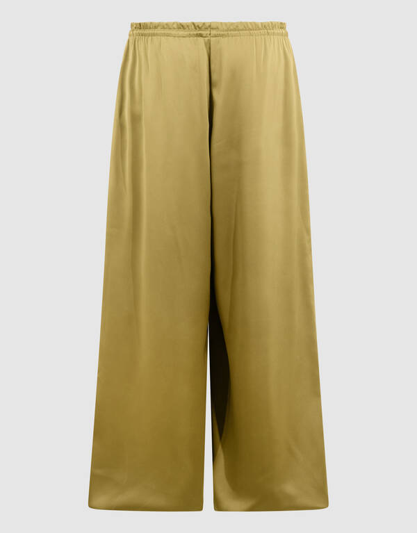 Satin Locker Sitzende Hose Gr&uuml;n Von Fred SHOEBY WOMEN