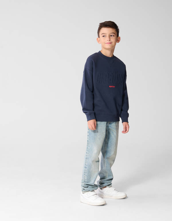 Tapered Fit Jeans Gebleicht SHOEBY BOYS
