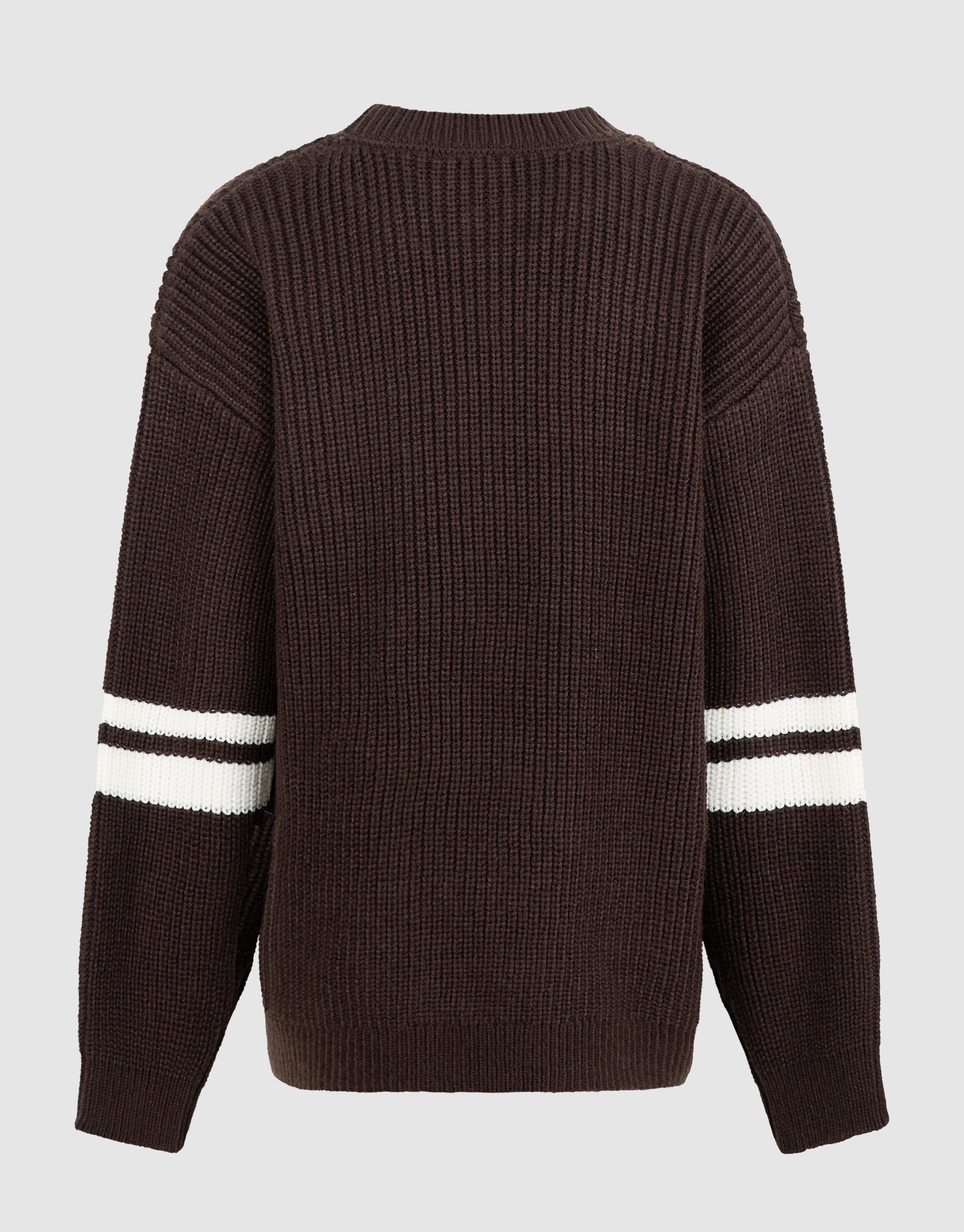 Varsity Strickpullover Dunkelbraun SHOEBY BOYS