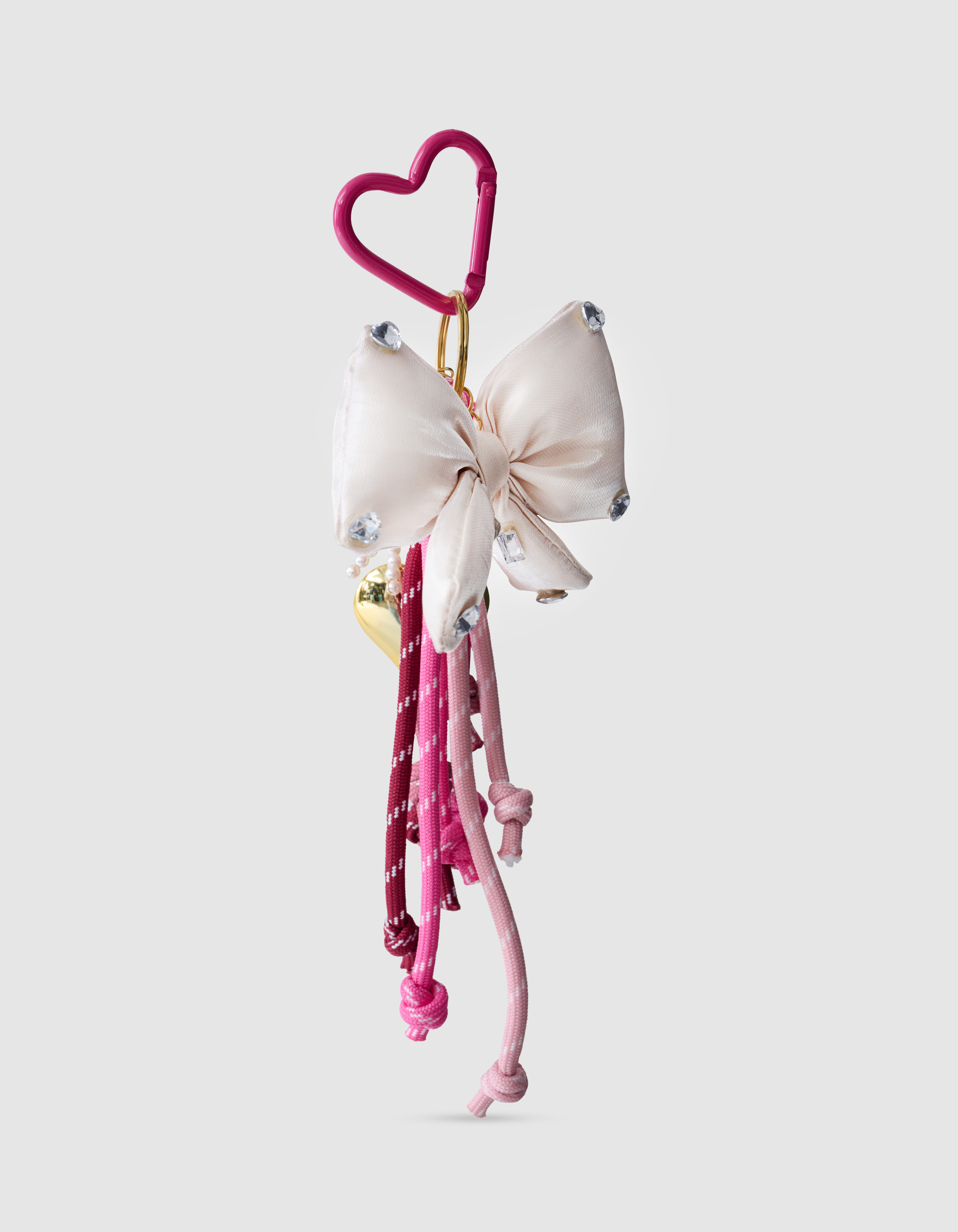 Strass-Schleife Taschenanhänger Rosa SHOEBY ACCESSOIRES