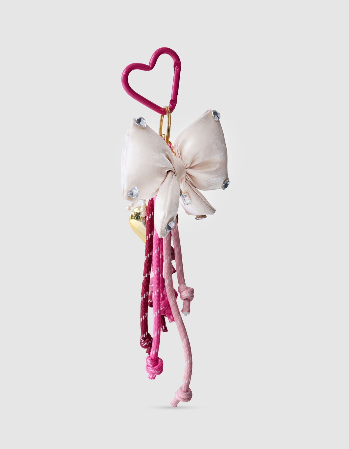 Strass-Schleife Taschenanhänger Rosa SHOEBY ACCESSOIRES