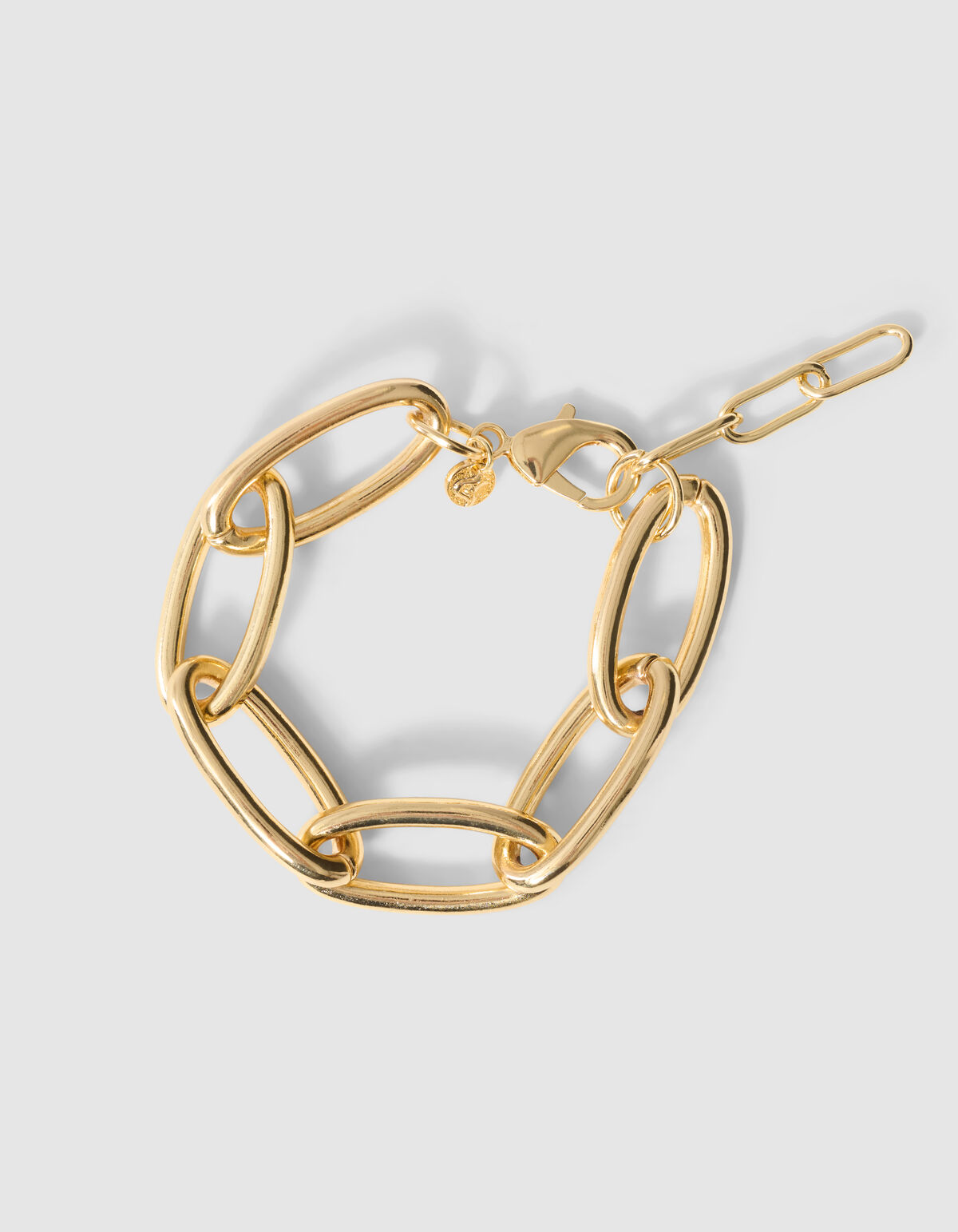 Oval-Armband mit Kette Gold SHOEBY ACCESSOIRES