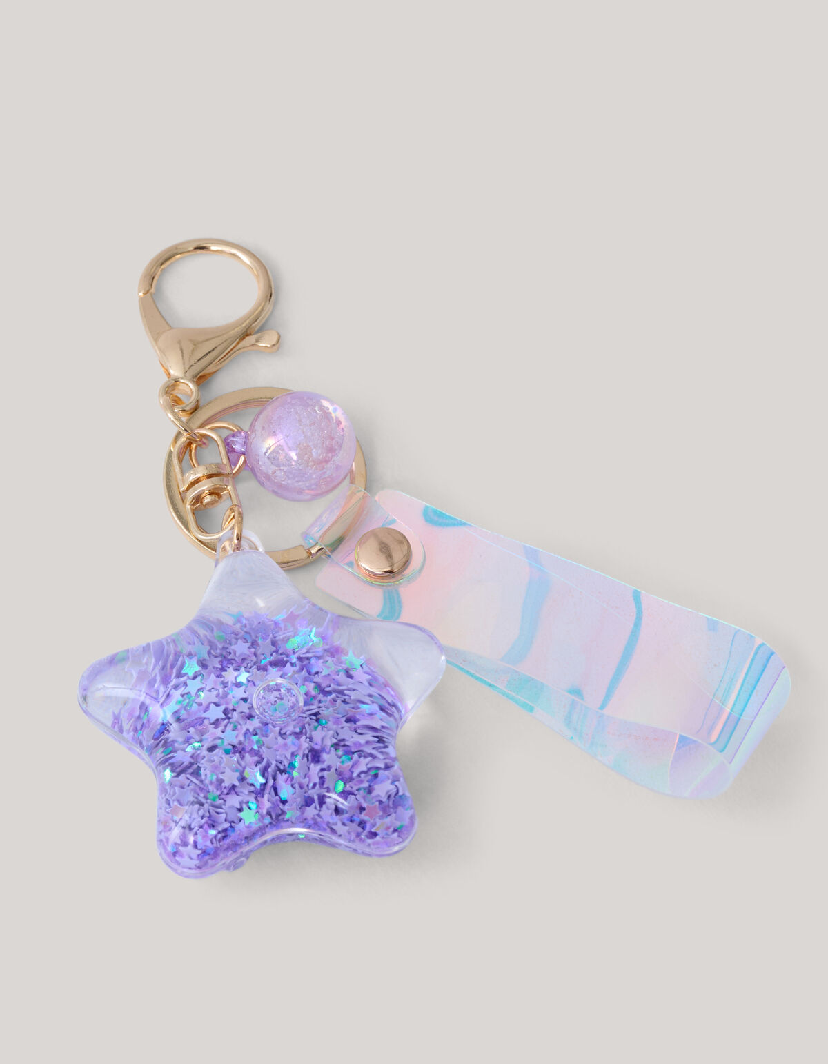 Stern Schl&uuml;sselanh&auml;nger Lila SHOEBY ACCESSOIRES