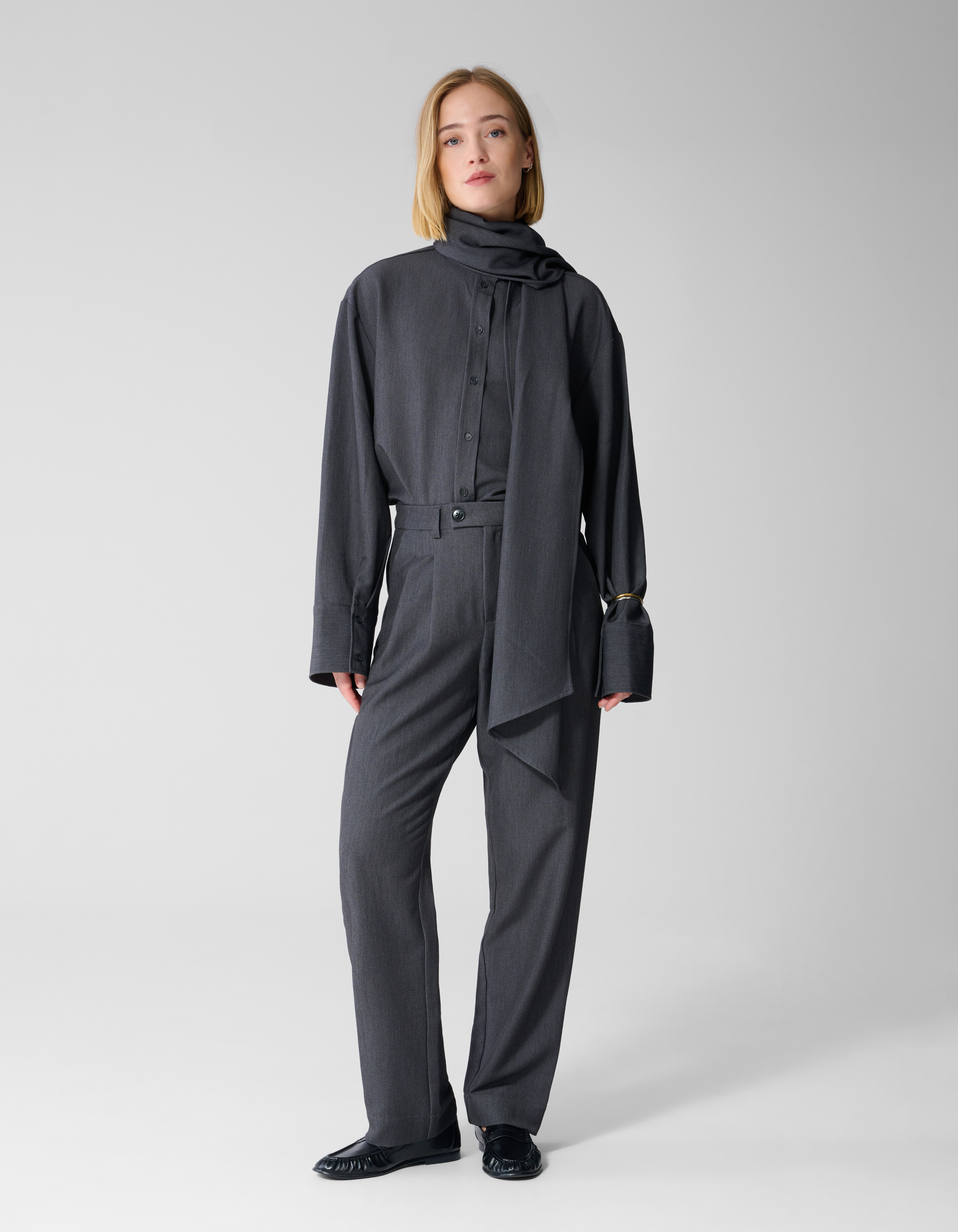 Tailored Slim Fit Hose Dunkelgrau By Lonneke SHOEBY WOMEN