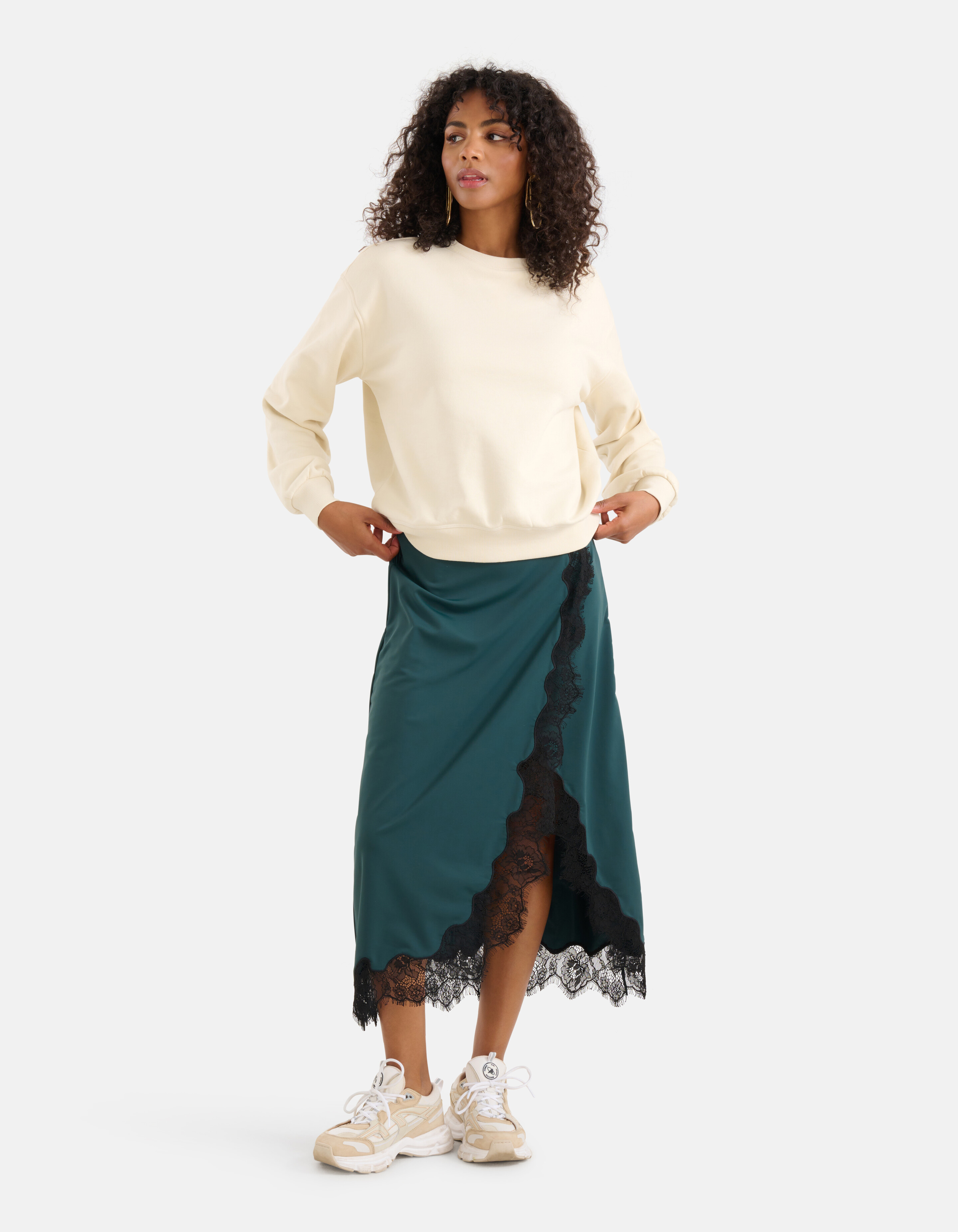 Artwork Pullover Off White SHOEBY WOMEN