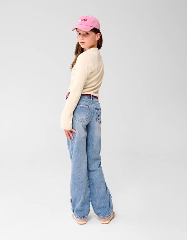 Strass-Top Off Weiß SHOEBY GIRLS