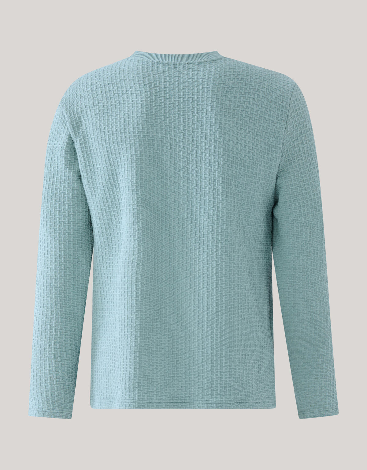 Struktur-Taschen-Pullover Blau SHOEBY MEN