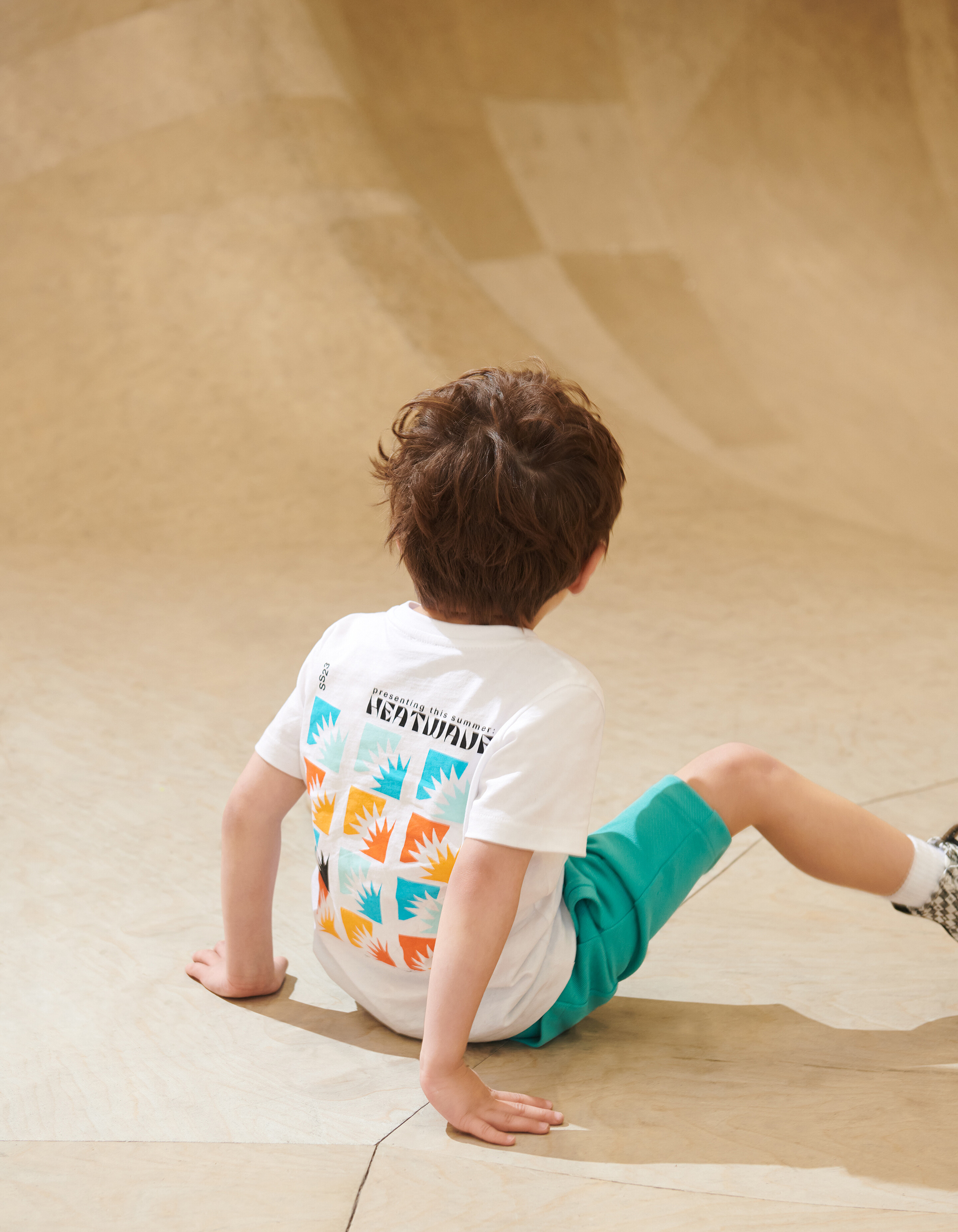 Print-T-Shirt Weiß SHOEBY BOYS