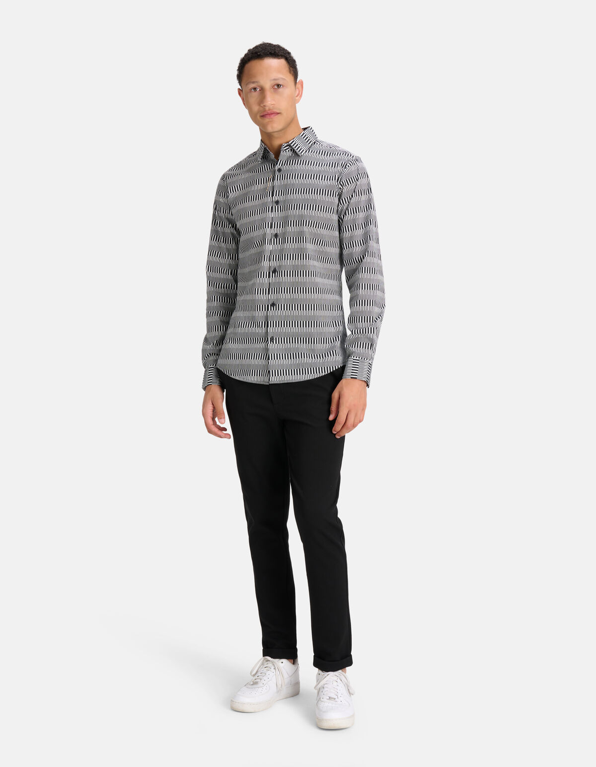 Grafik-Shirt Weiß SHOEBY MEN