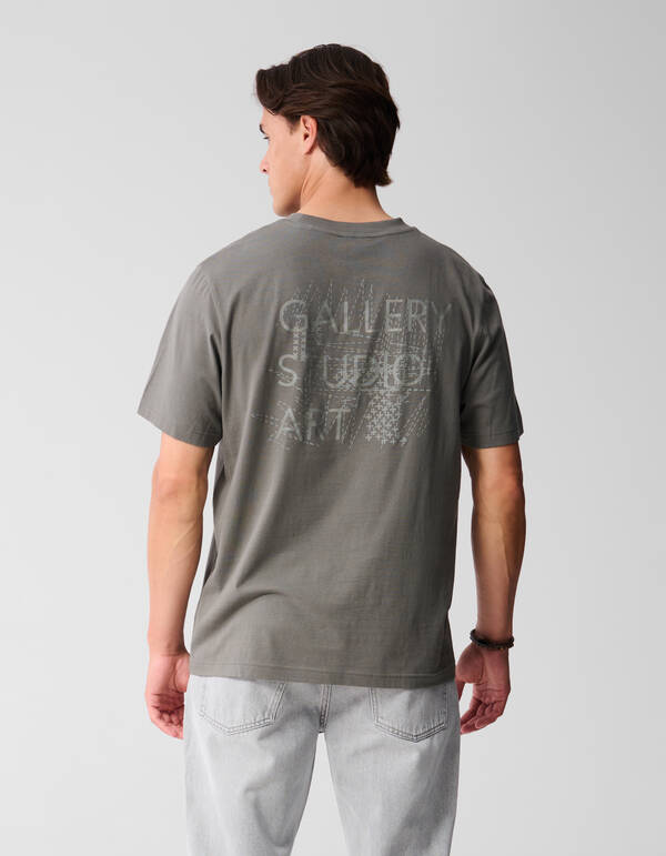 Galerie Kunstwerk T-Shirt Dunkelgrün SHOEBY MEN