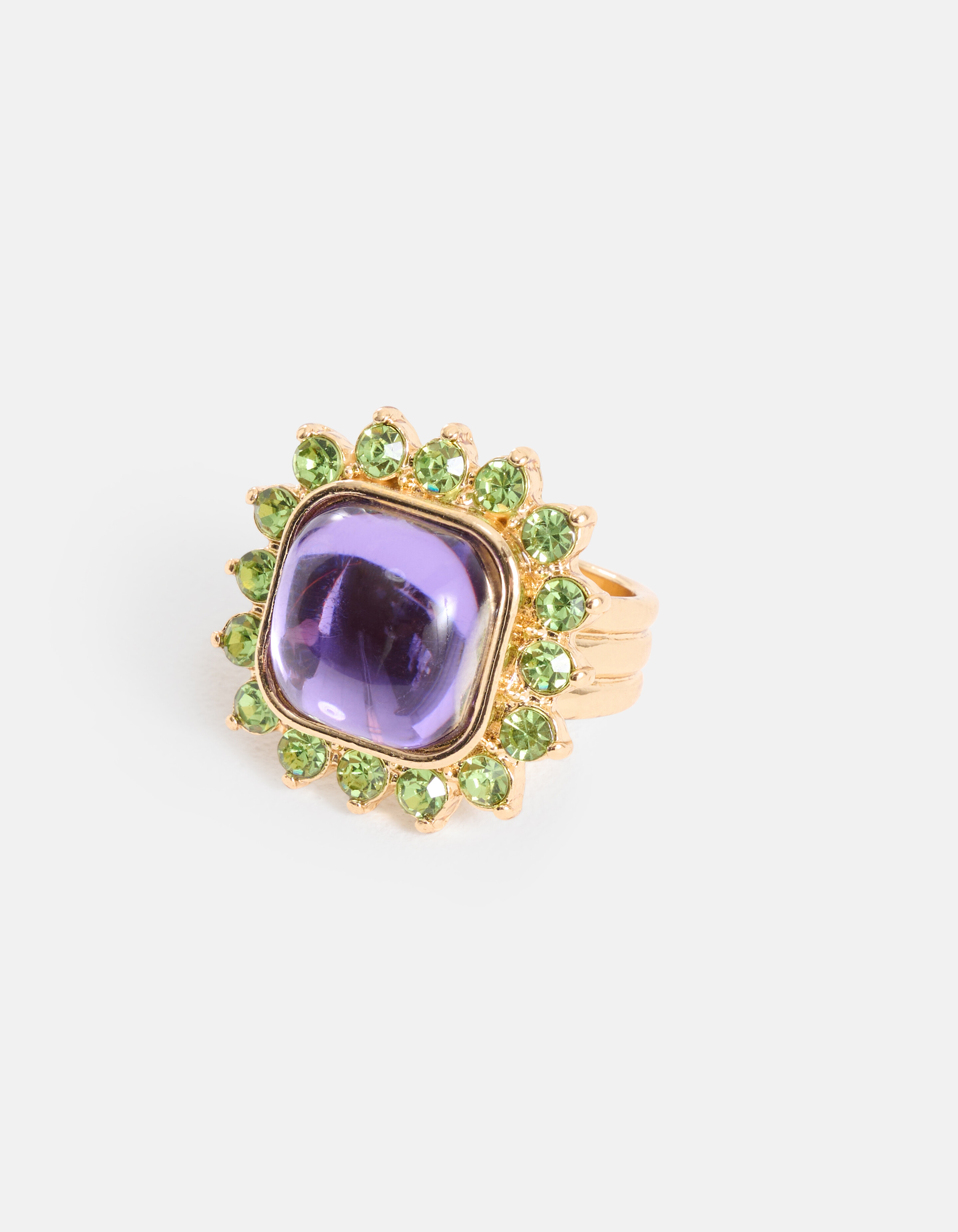 Farbiger Ring Gold SHOEBY ACCESSOIRES