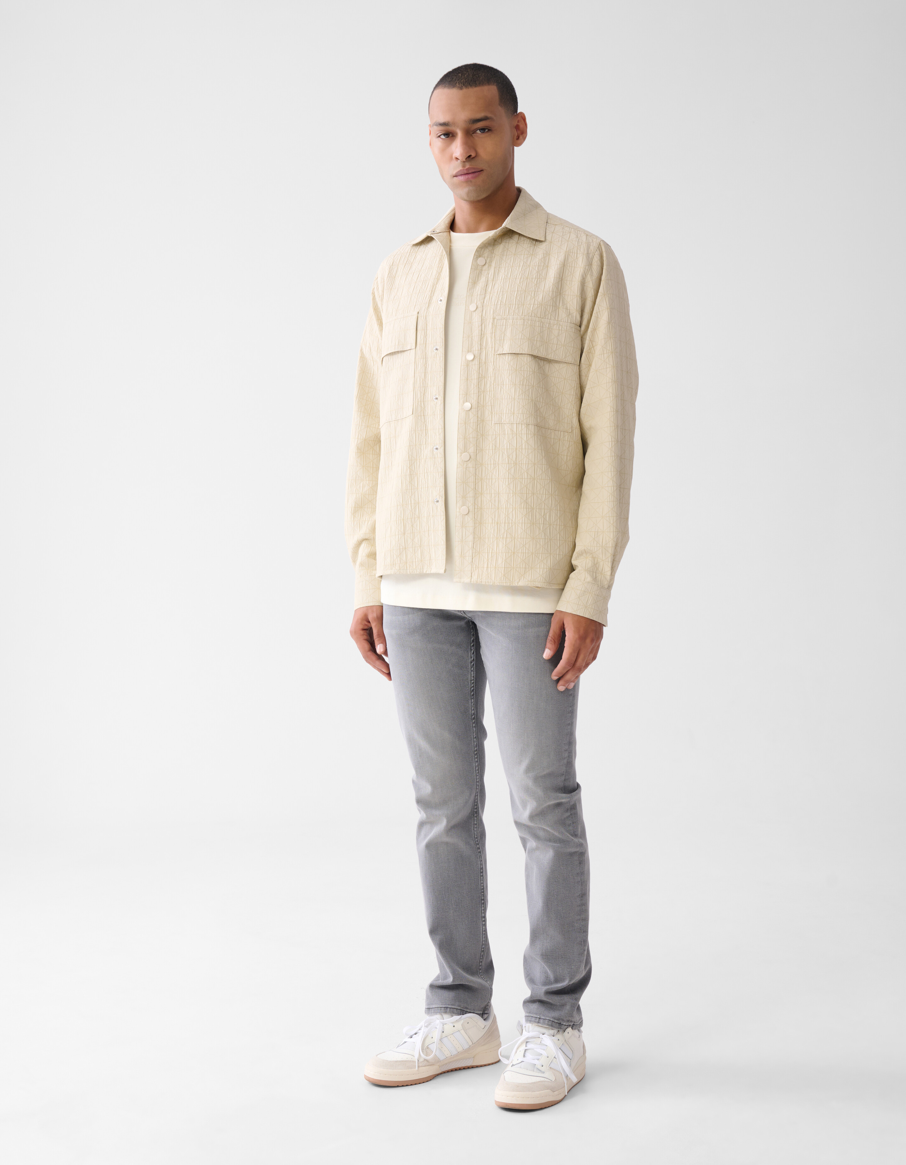 Triangel-Overshirt Beige SHOEBY MEN