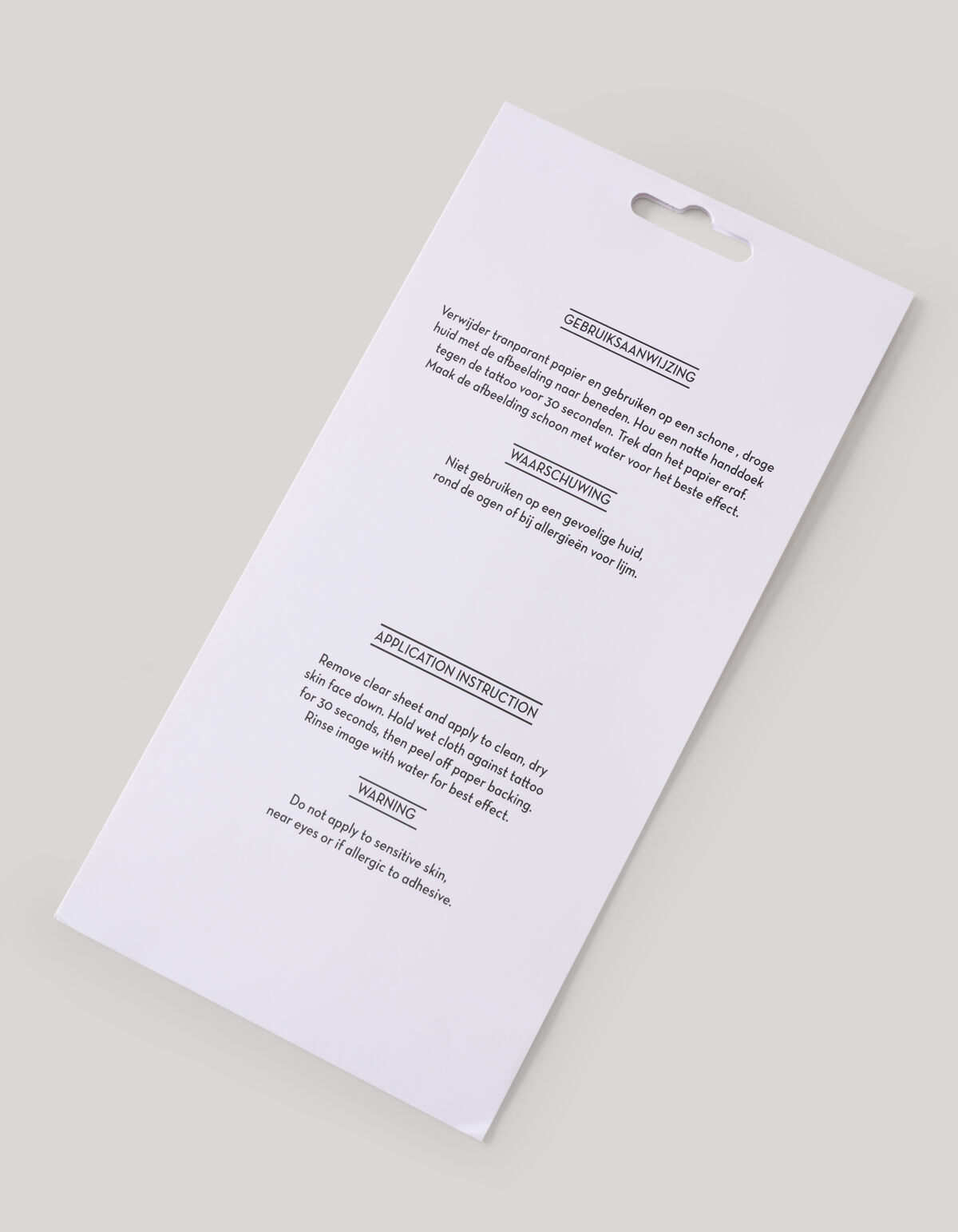 Funky Klebe-Tattoo SHOEBY ACCESSOIRES