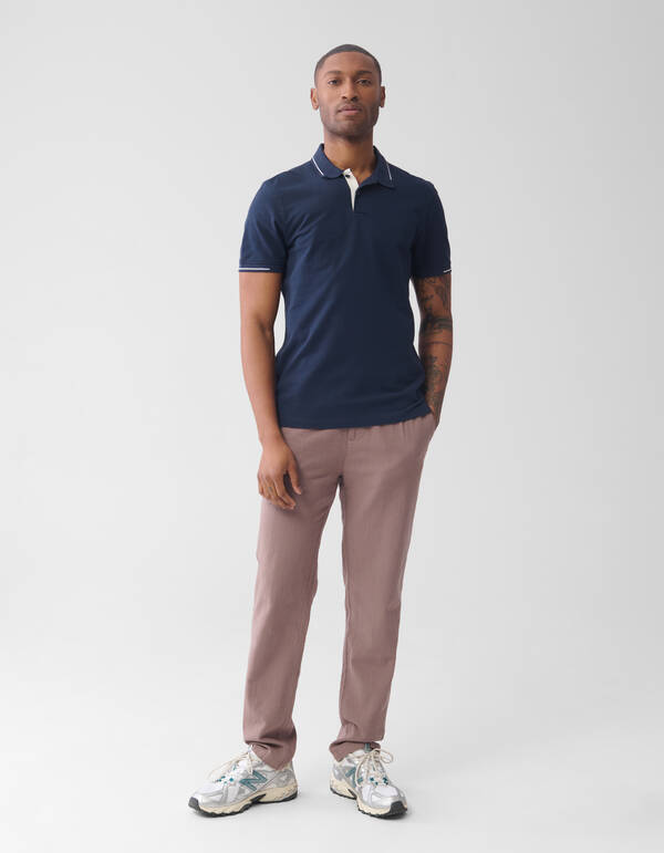 Piqué-Polo Dunkelblau SHOEBY MEN