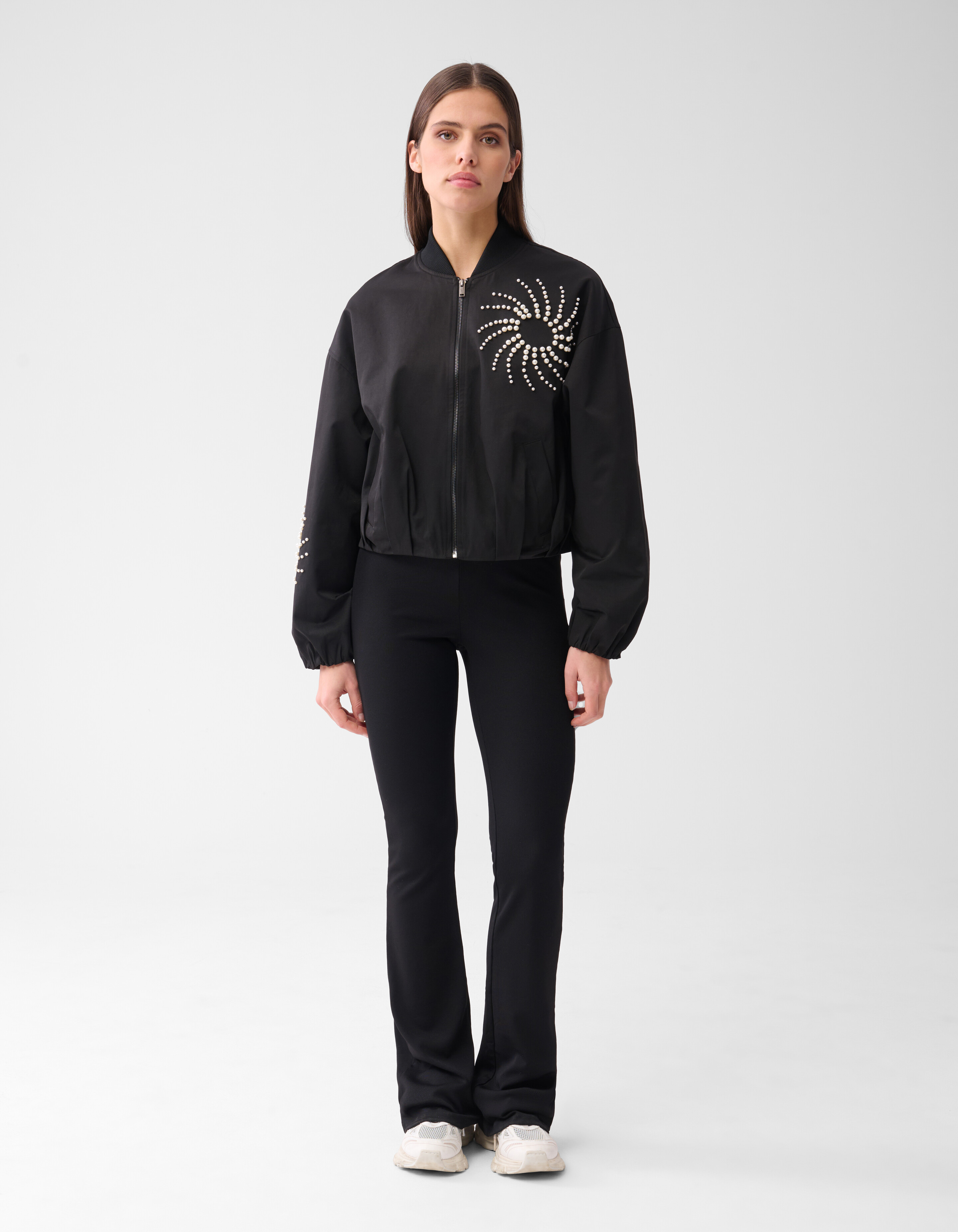Perlenbomber Schwarz SHOEBY WOMEN