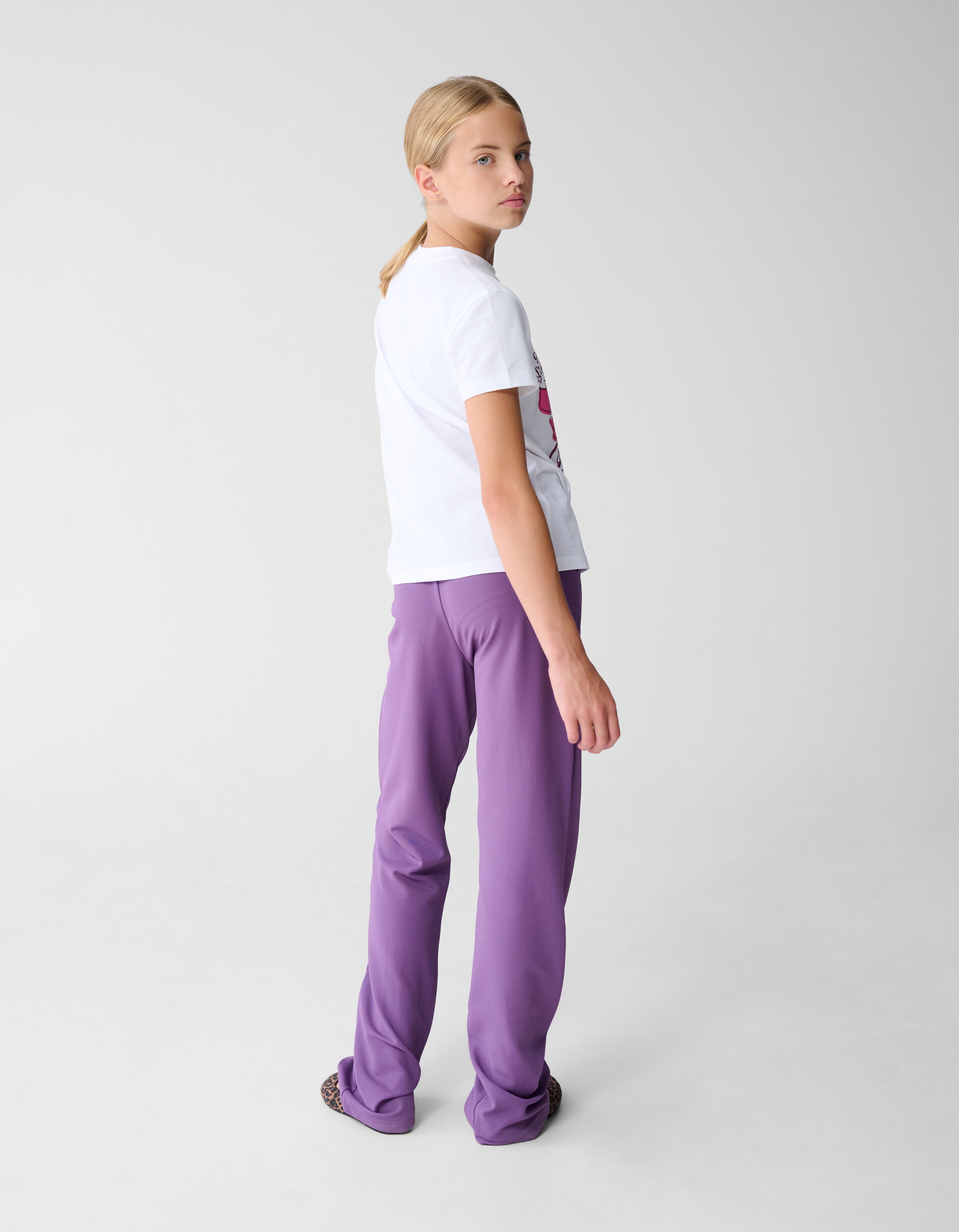 Rue De Fleur Kunst T-Shirt Weiß SHOEBY GIRLS