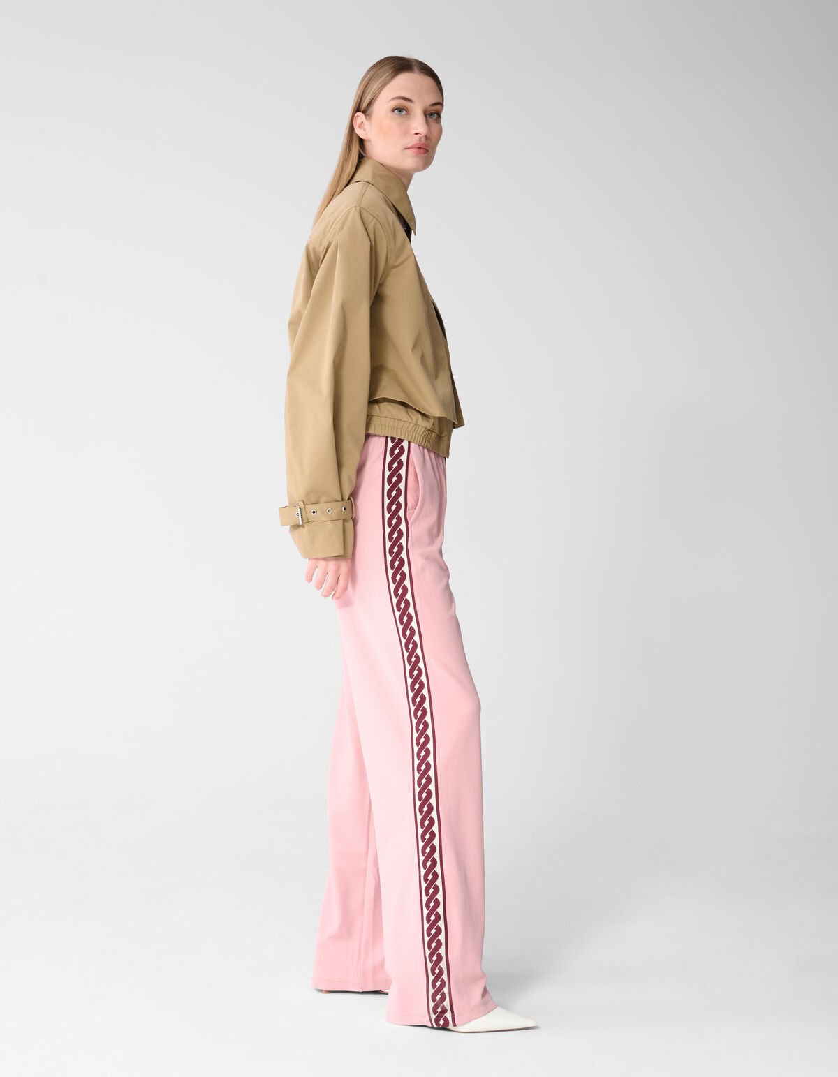 Swirl Weit geschnittene Hose Rosa SHOEBY WOMEN