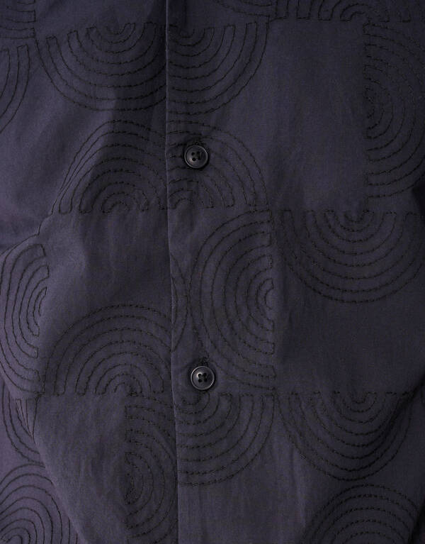 MultMultiple Embroidery T-Shirt Dunkelgrau SHOEBY MEN