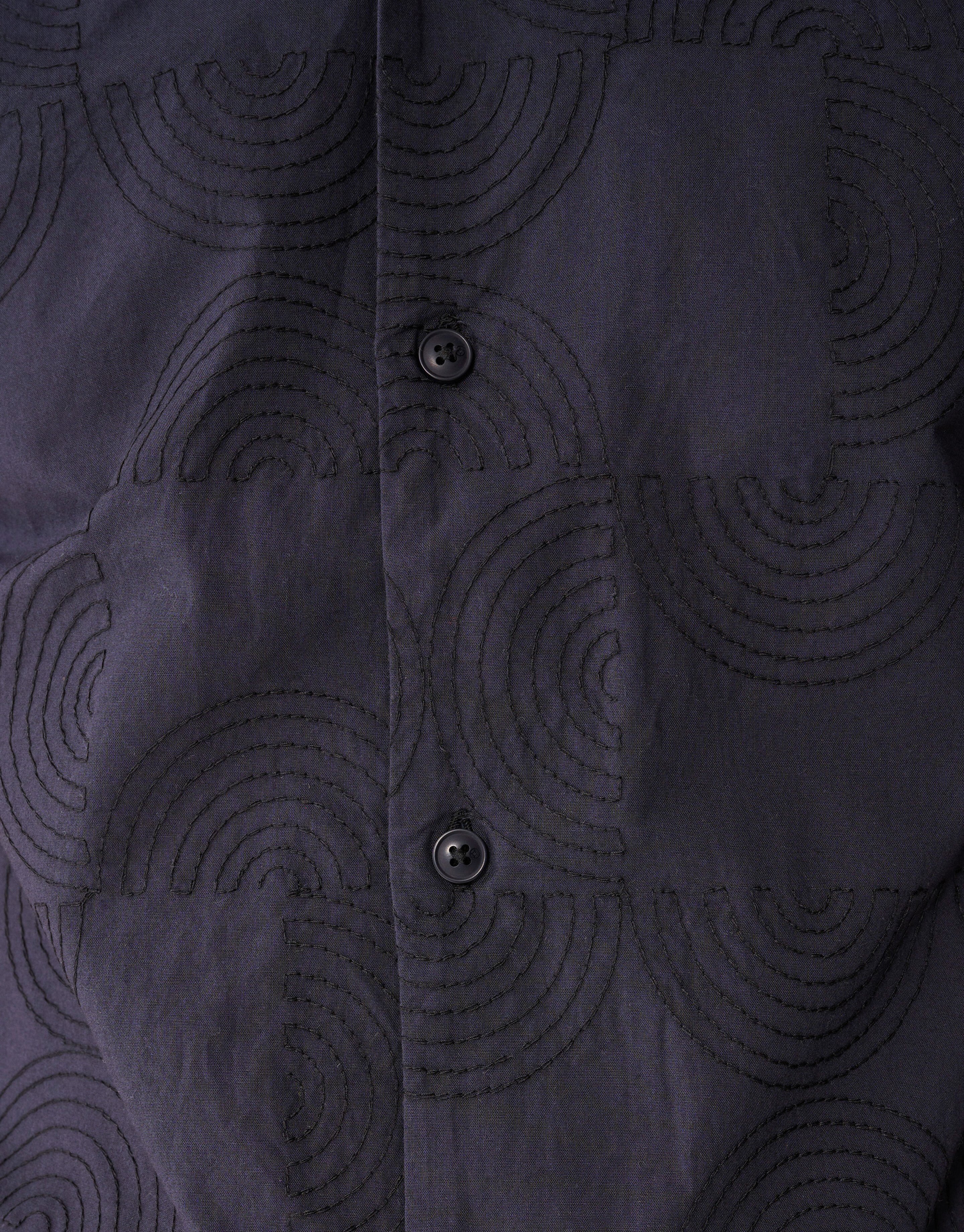 MultMultiple Embroidery T-Shirt Dunkelgrau SHOEBY MEN