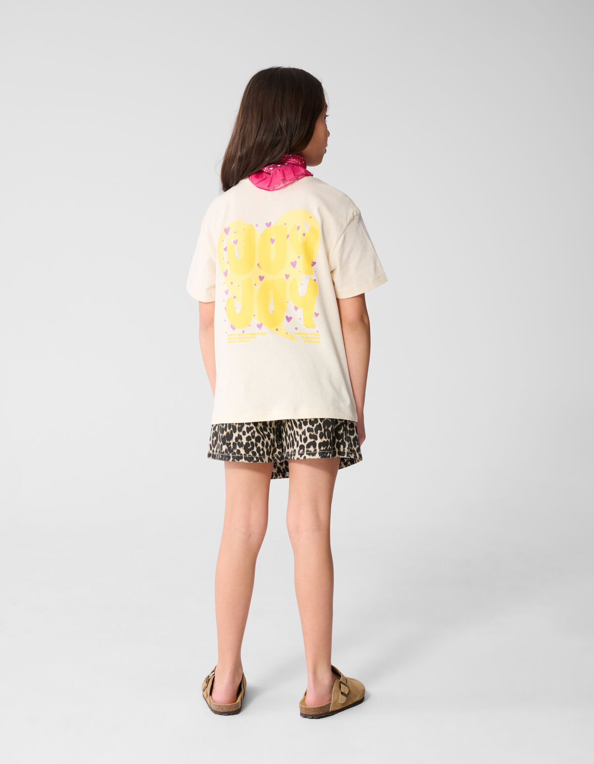 Joy Artwrok T-Shirt Gebrochenes Wei&szlig; SHOEBY GIRLS