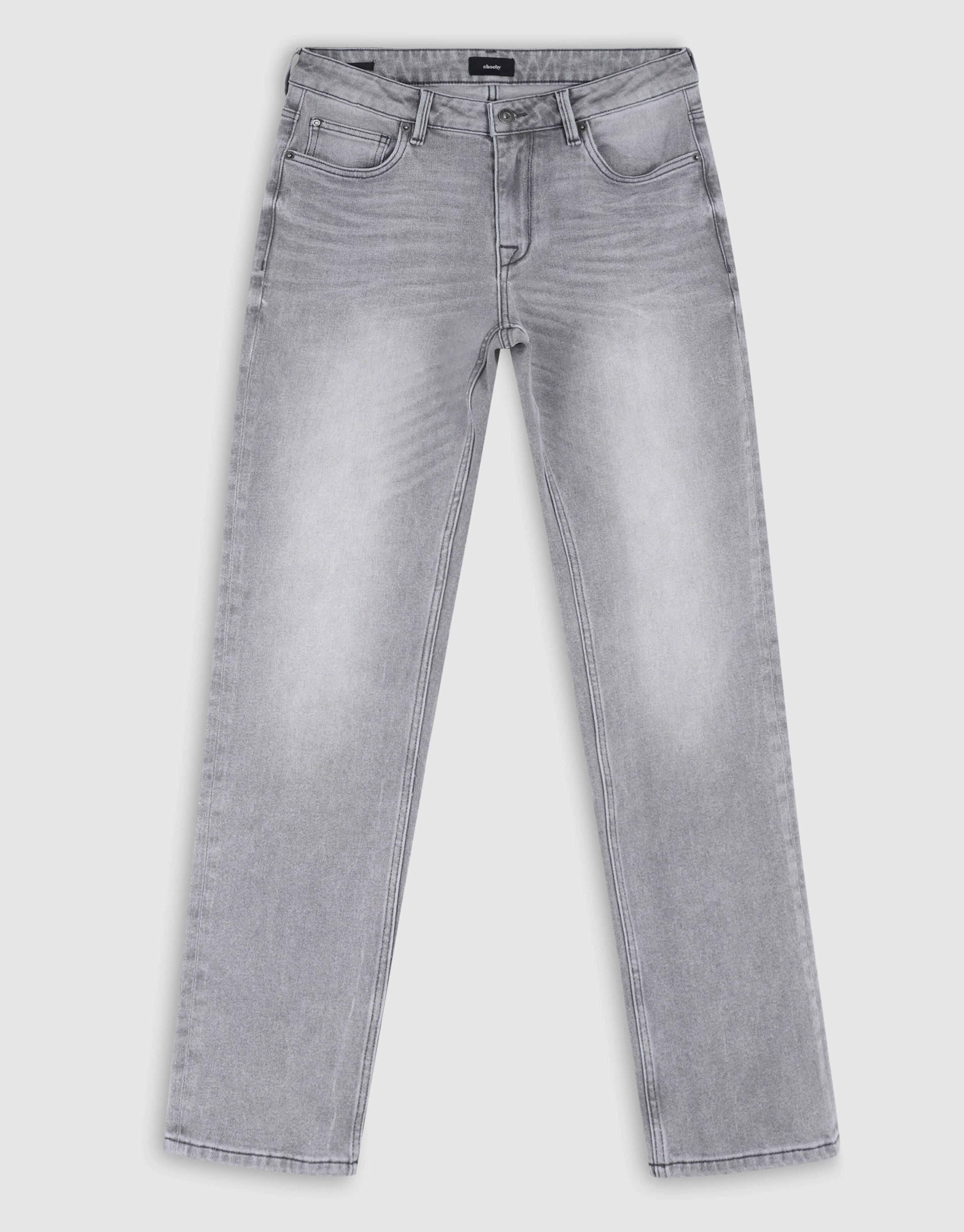 Straight Fit Jeans Grau L34 SHOEBY MEN