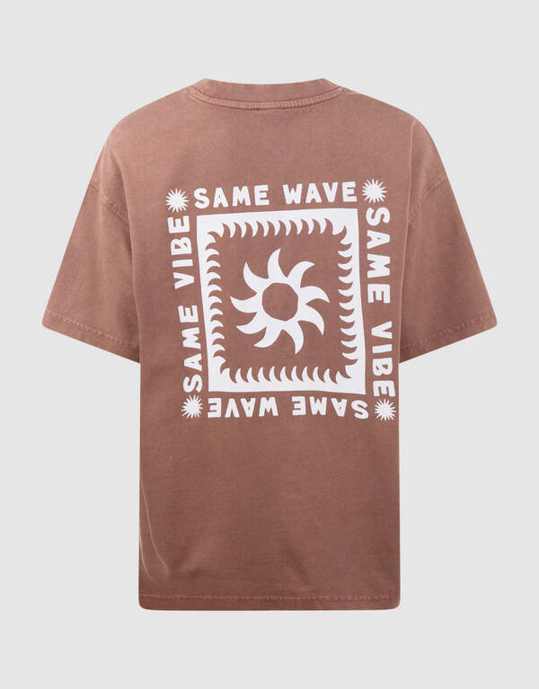 Same Wave Artwork T-Shirt Braun SHOEBY BOYS