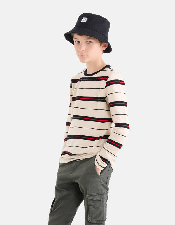 Gestreiftes T-shirt Off White SHOEBY BOYS