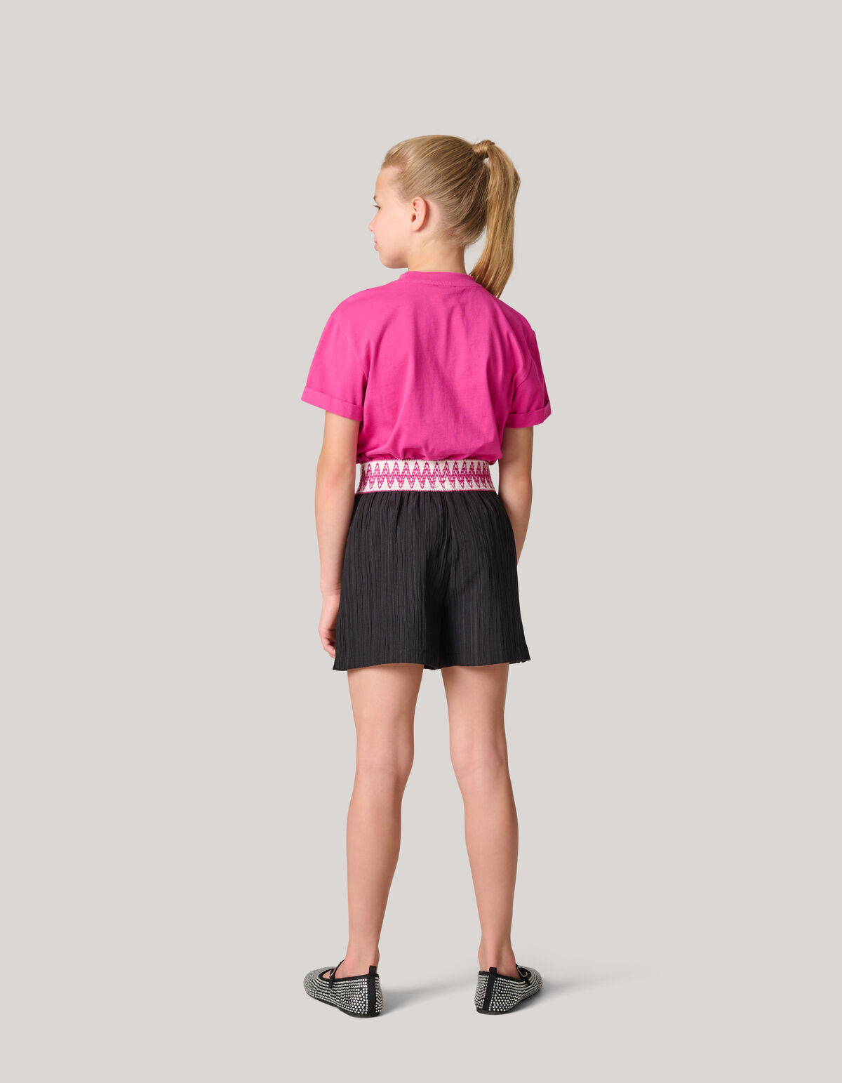 Structuur Short Zwart SHOEBY GIRLS
