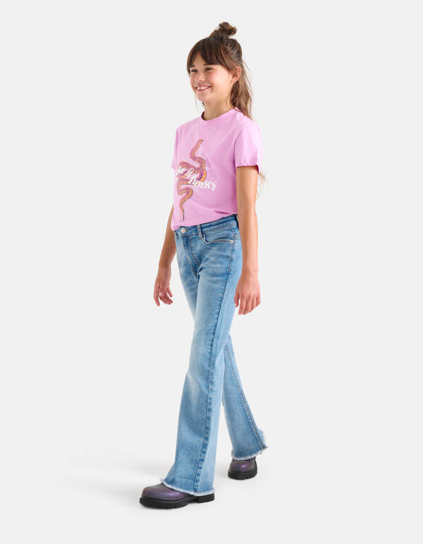 Funky Artwork T-shirt Rosa SHOEBY GIRLS