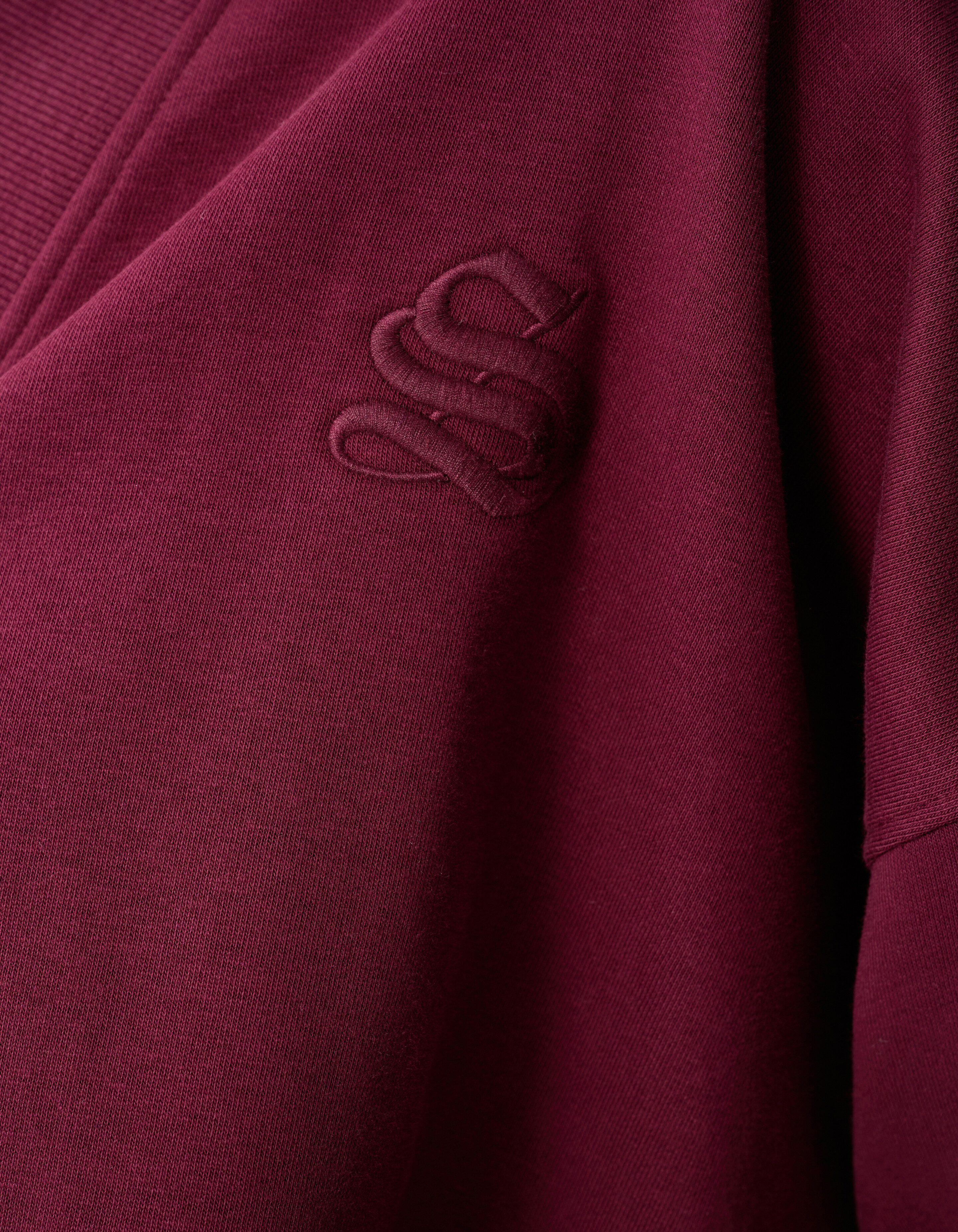 Varsity Logo Pullover Dunkelrot SHOEBY WOMEN