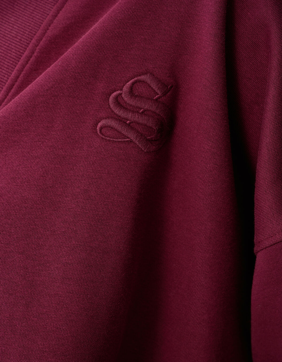 Varsity Logo Pullover Dunkelrot SHOEBY WOMEN