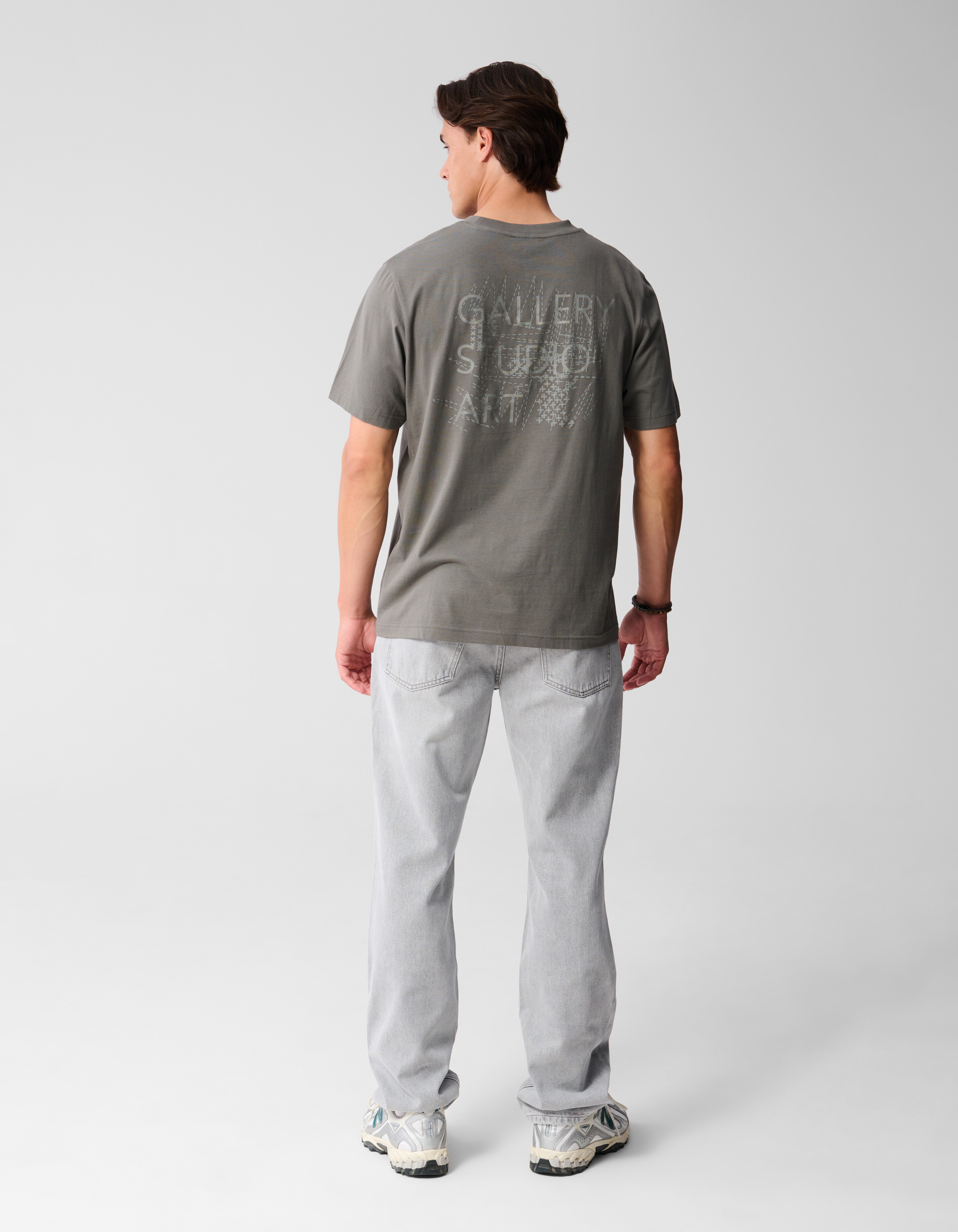 Galerie Kunstwerk T-Shirt Dunkelgrün SHOEBY MEN