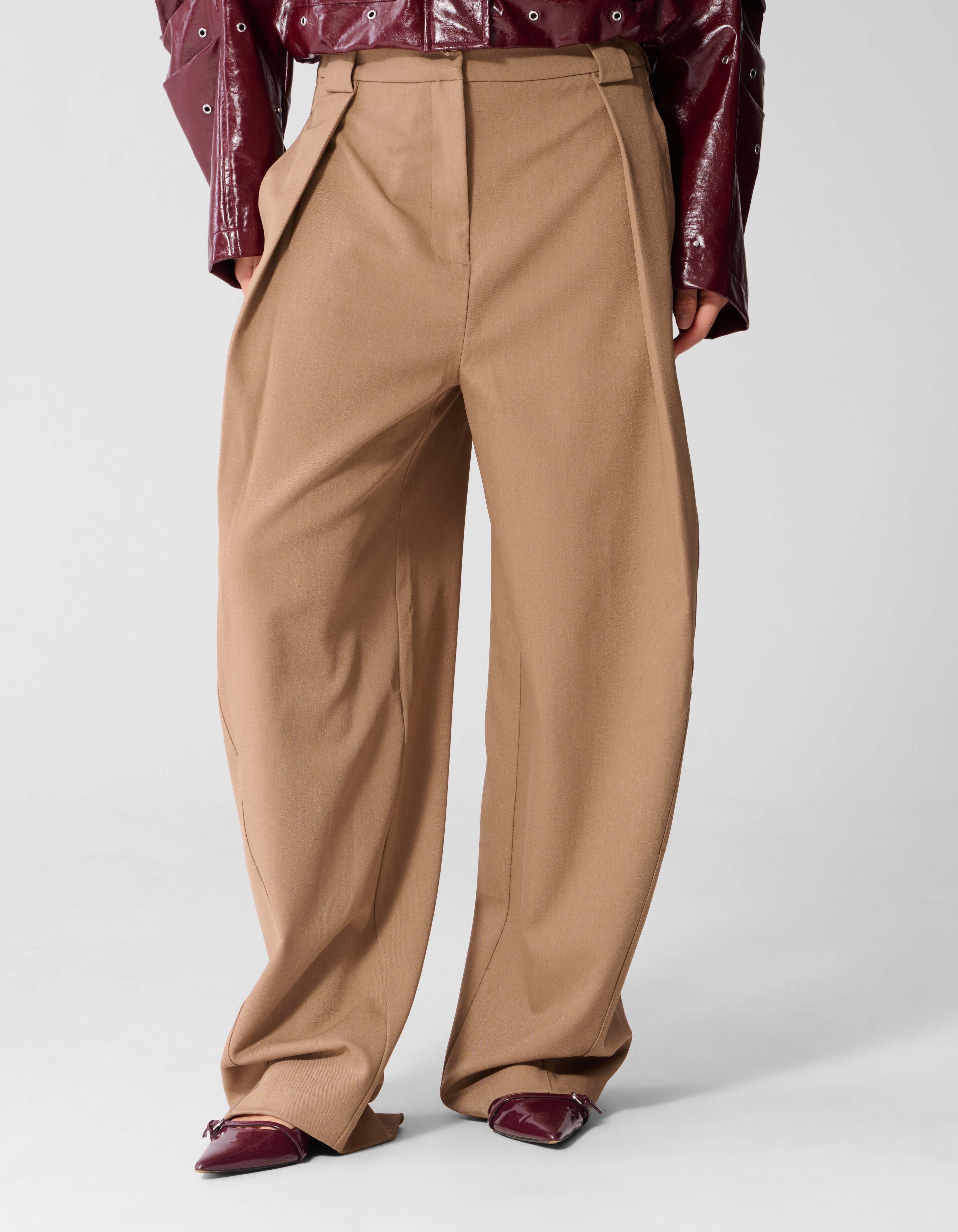 Gewebte Hose Mit Details Braun SHOEBY WOMEN