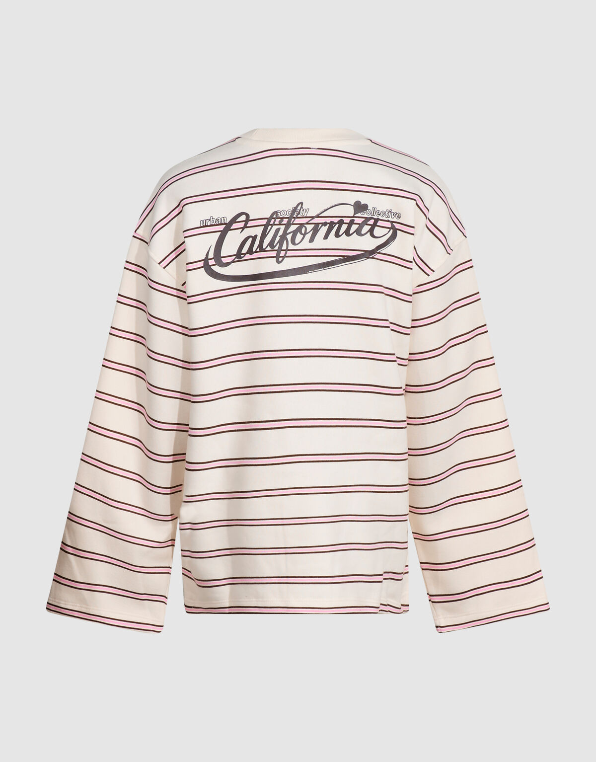 Oversize-Pullover mit Streifenmuster in gebrochene SHOEBY GIRLS
