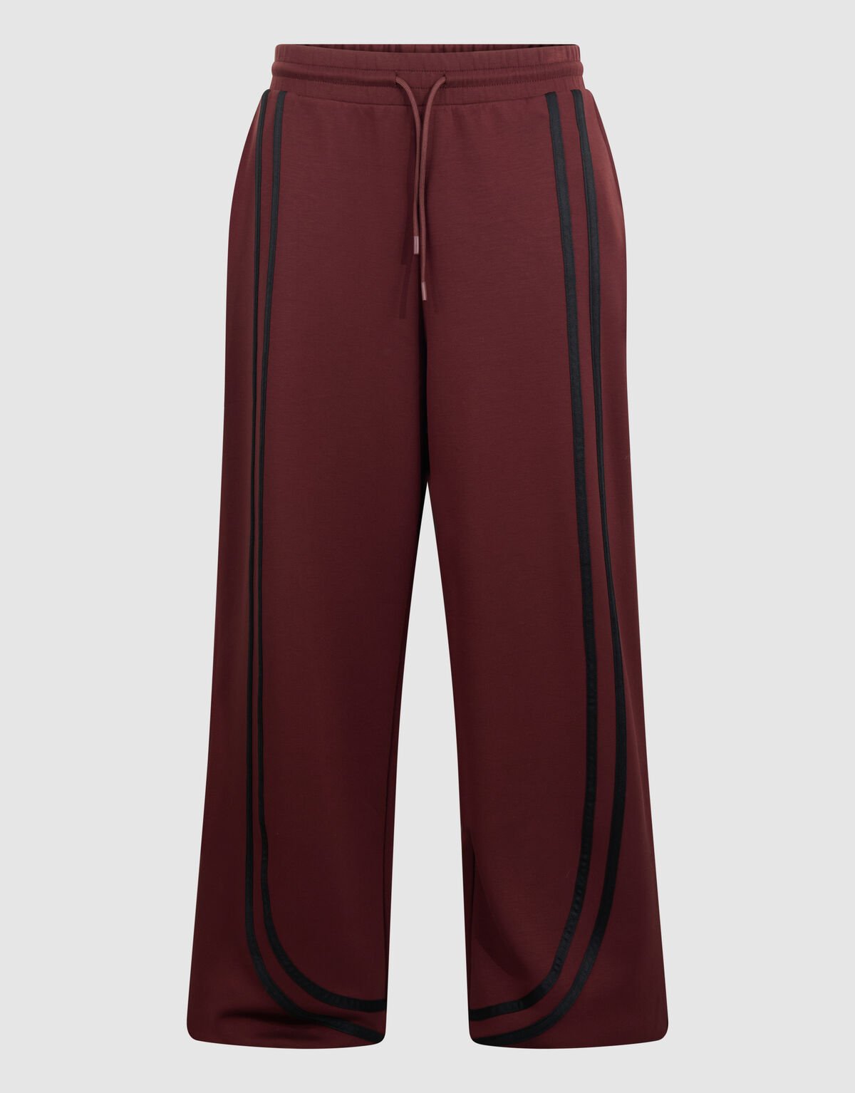 Stripe Jogger Wide Leg Hose Dunkelrot SHOEBY WOMEN
