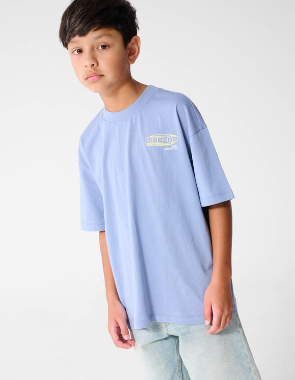 Line Up Artwork T-Shirt Blau SHOEBY BOYS