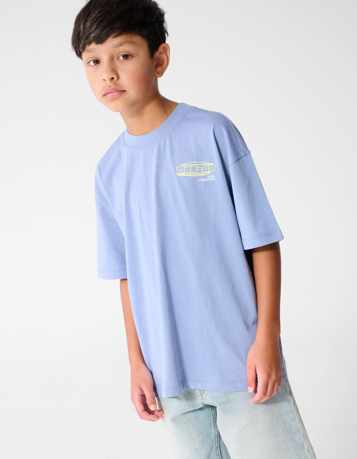 Line Up Artwork T-Shirt Blau SHOEBY BOYS