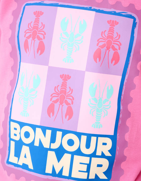 La Mer Kunstwerk T-shirt Rosa SHOEBY GIRLS