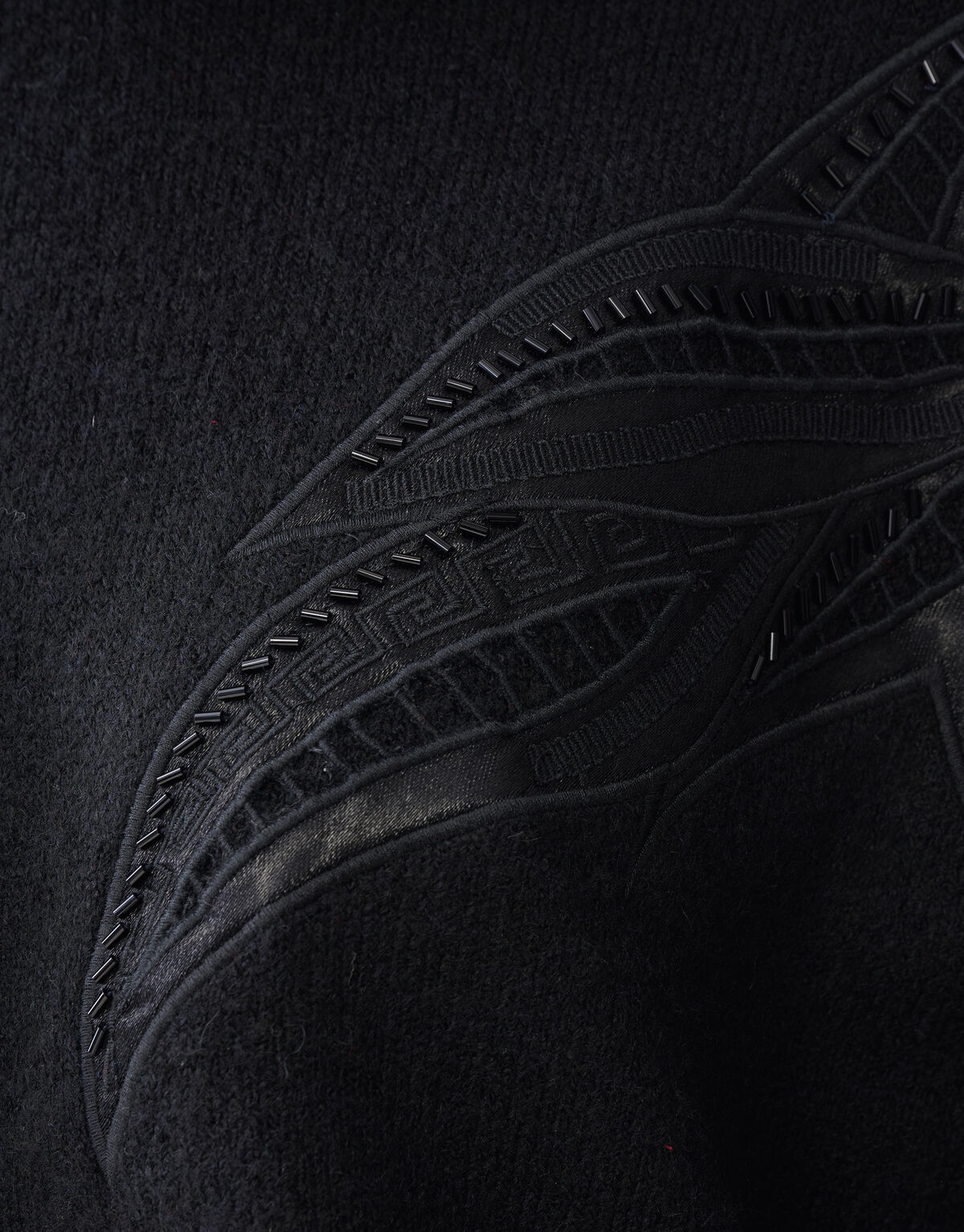 Vintage Patch Pullover Schwarz SHOEBY WOMEN