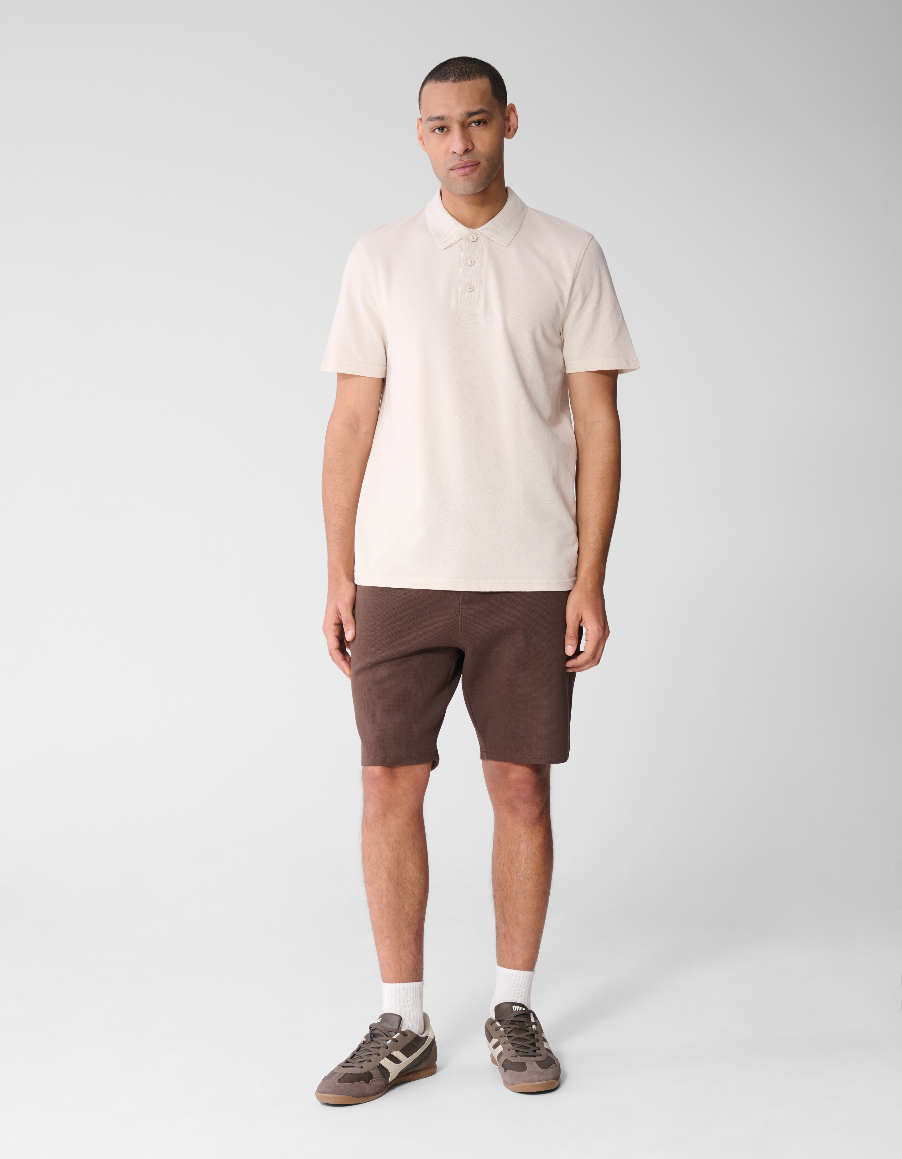 Gestricktes Polo Sand SHOEBY MEN