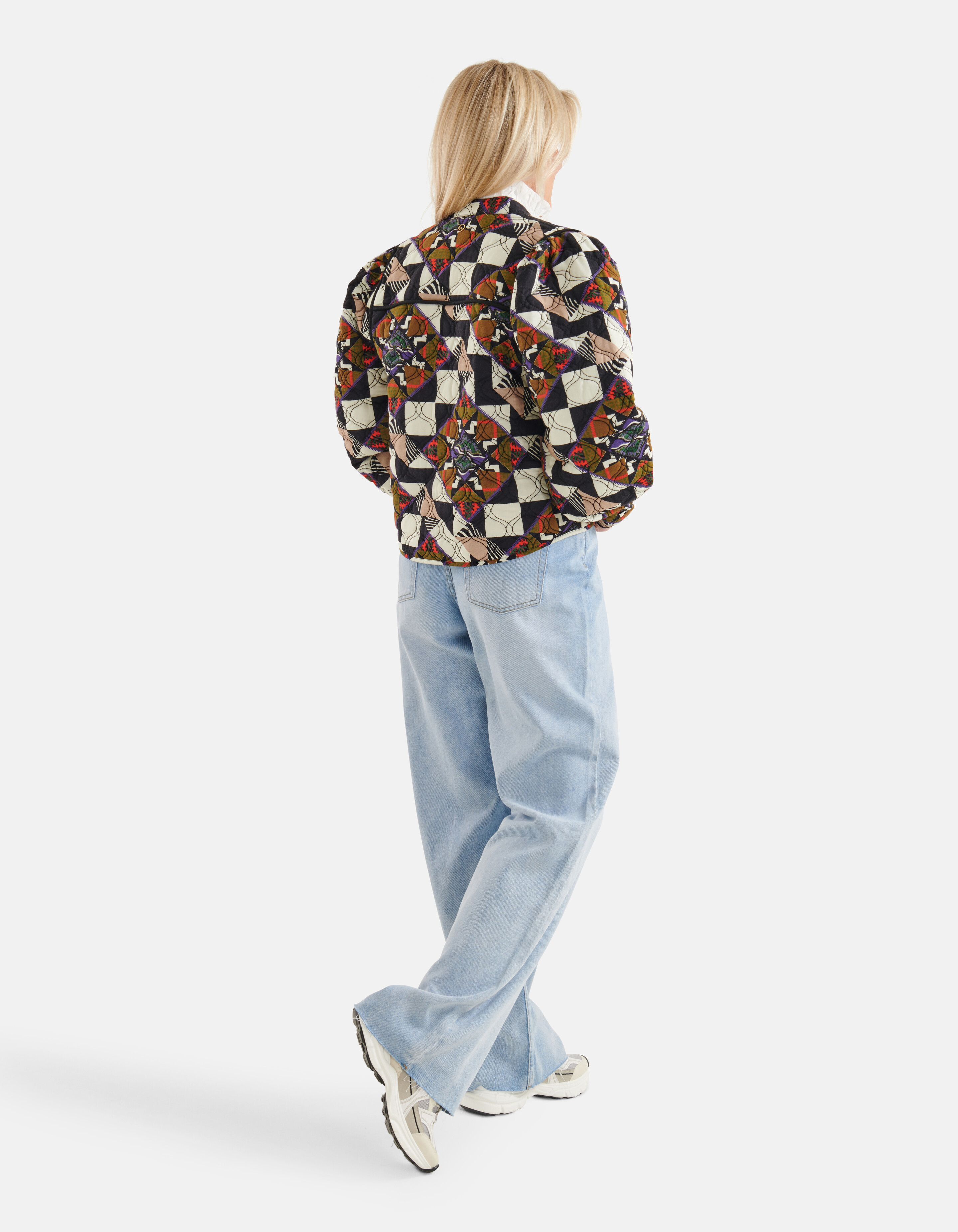 Gesteppte Stickerei-Jacke Off White von Lonneke SHOEBY WOMEN
