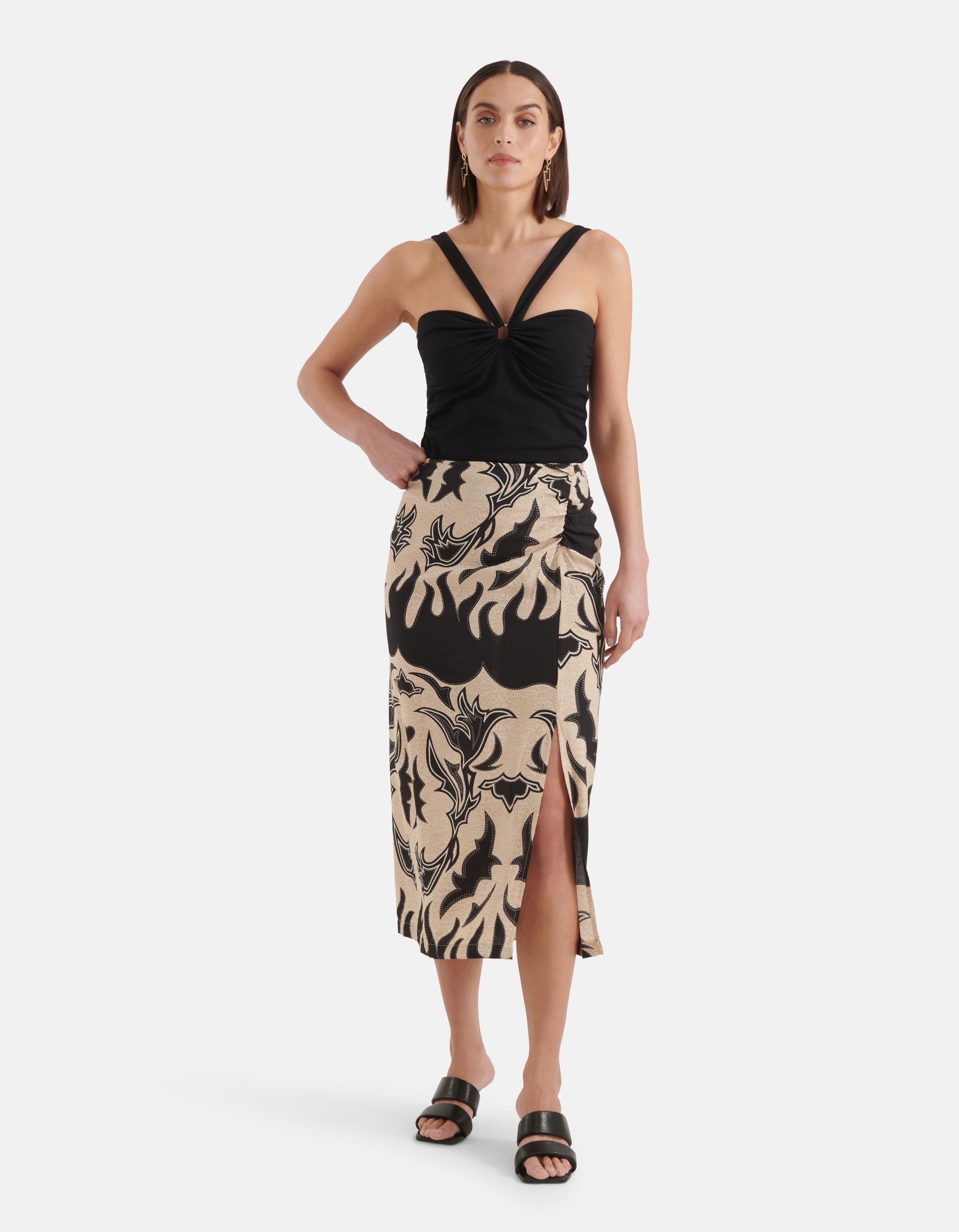 Neckholder-Top Schwarz SHOEBY WOMEN
