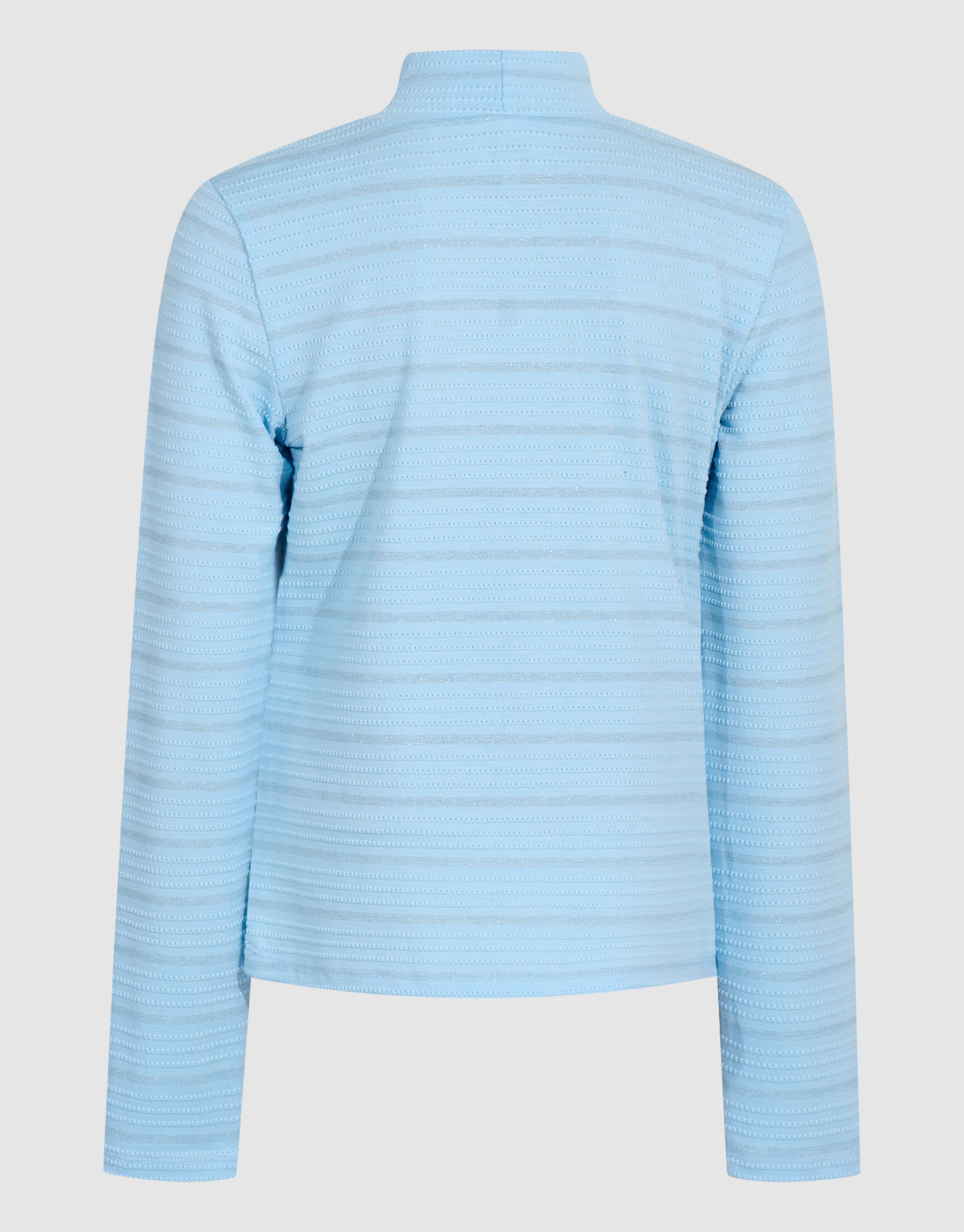 Lurex Langarmshirt Hellblau SHOEBY GIRLS