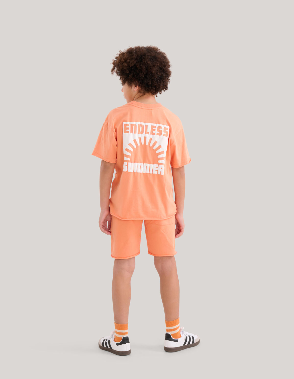 Kunstwerk T-shirt Orange SHOEBY BOYS